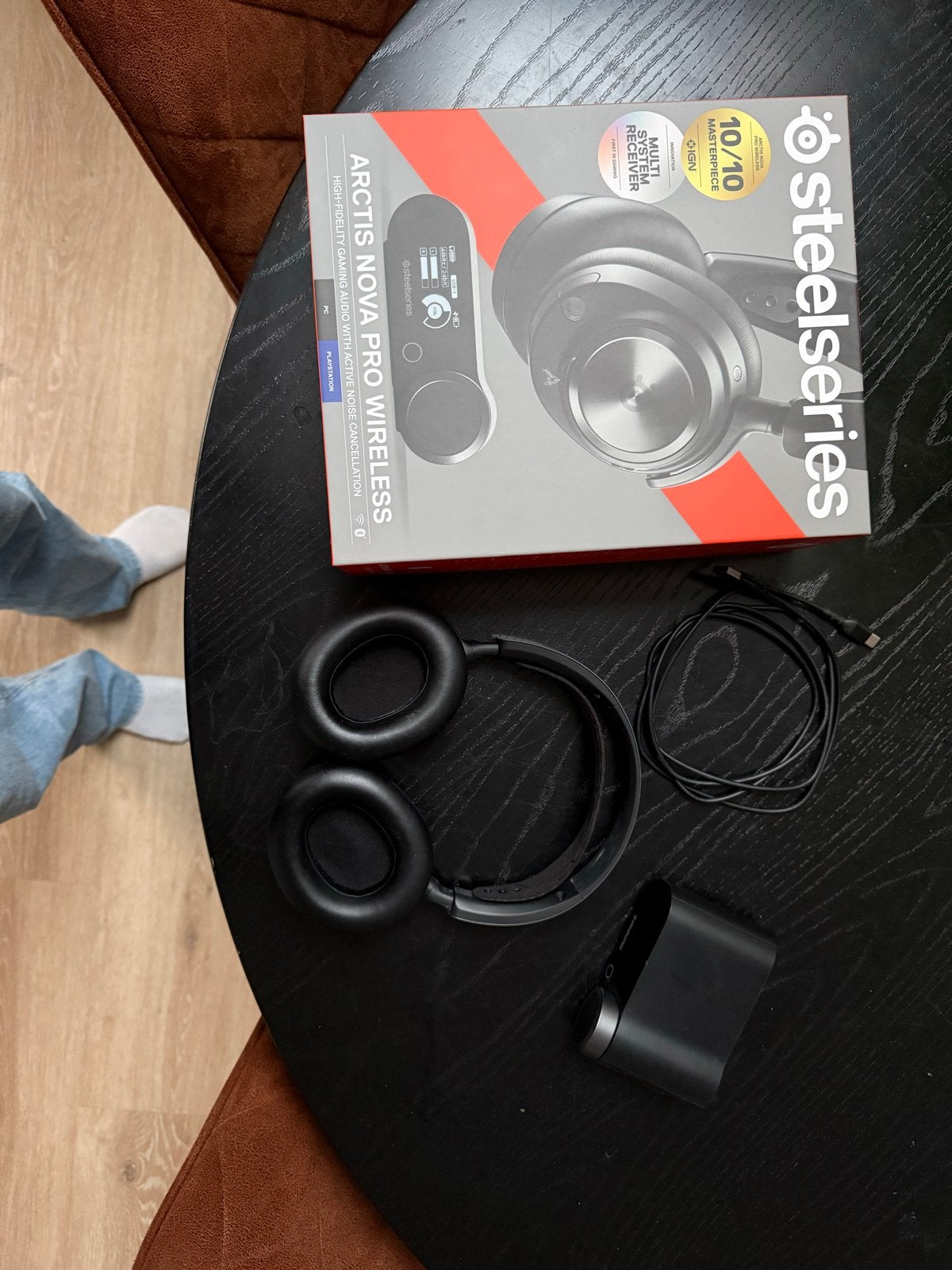 SteelSeries Arctis Nova Pro Wireless Gaming Headset, Bluetooth, Ophalen of Verzenden, Zo goed als nieuw, Zwart