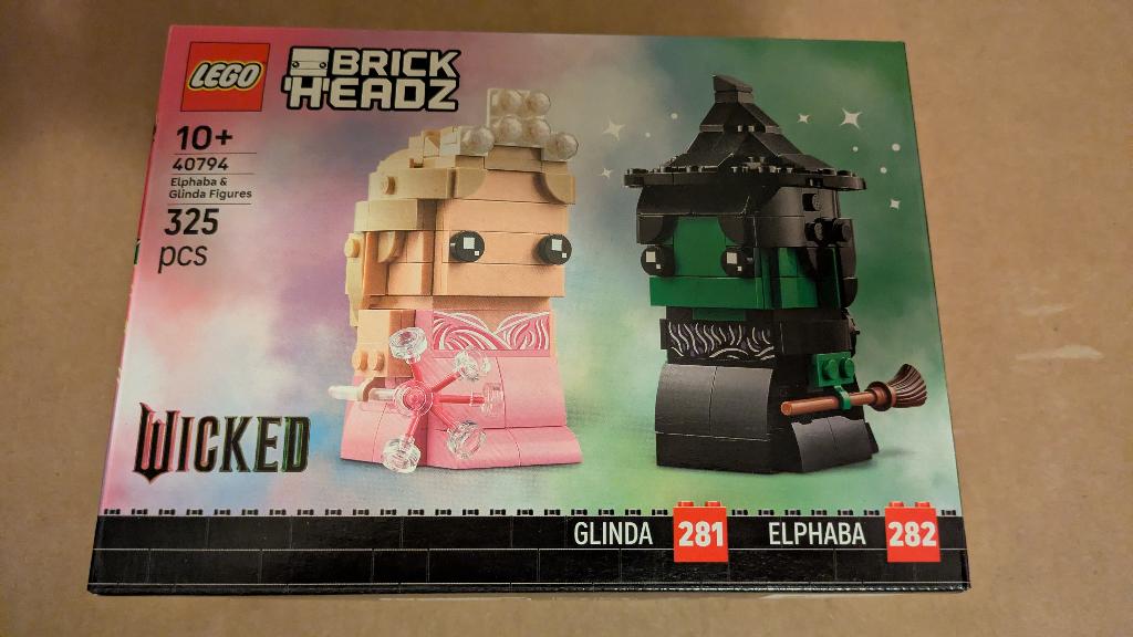 Lego Brickheadz Wicked - Elphaba en Glinda - 40794, BrickHeadz, Lego, Nieuw, Ophalen of Verzenden