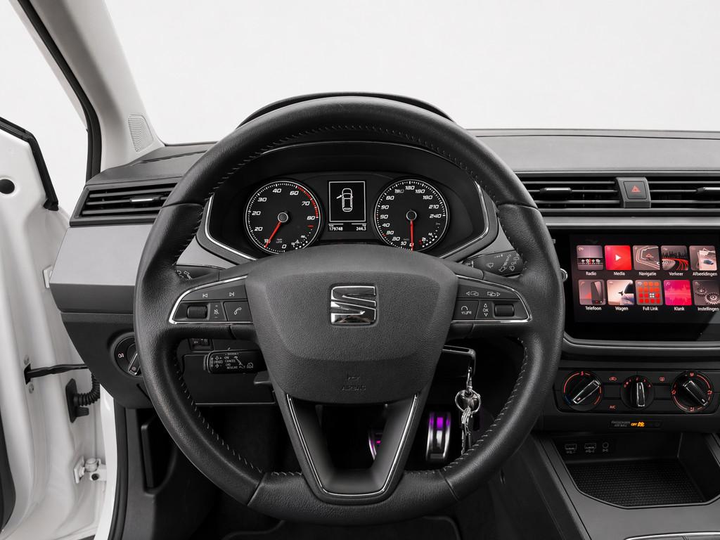 Seat Ibiza 1.0 TSI / Dealer onderhouden, NAP / CarPlay / Cam, Auto's, Seat, Adaptive Cruise Control, 40 €/maand, Euro 6, 95 pk