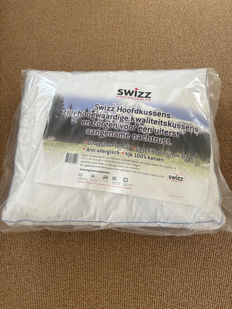 Swiss hoofdkussen (6 stuks), Ophalen, Overige merken, Wit, Hoofdkussen