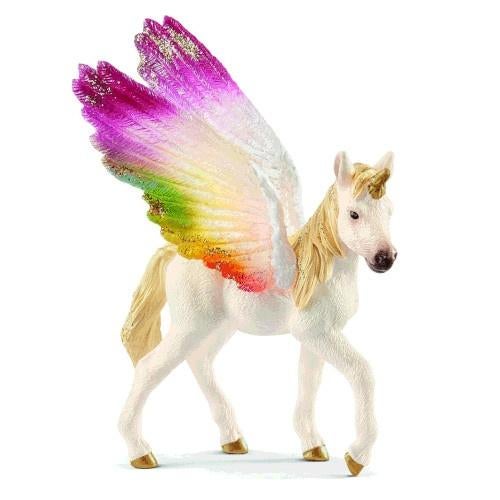 Schleich 70577 regenboogeenhoorn, dierfiguur, Ophalen of Verzenden, Zo goed als nieuw, Paard, Beeldje of Figuurtje