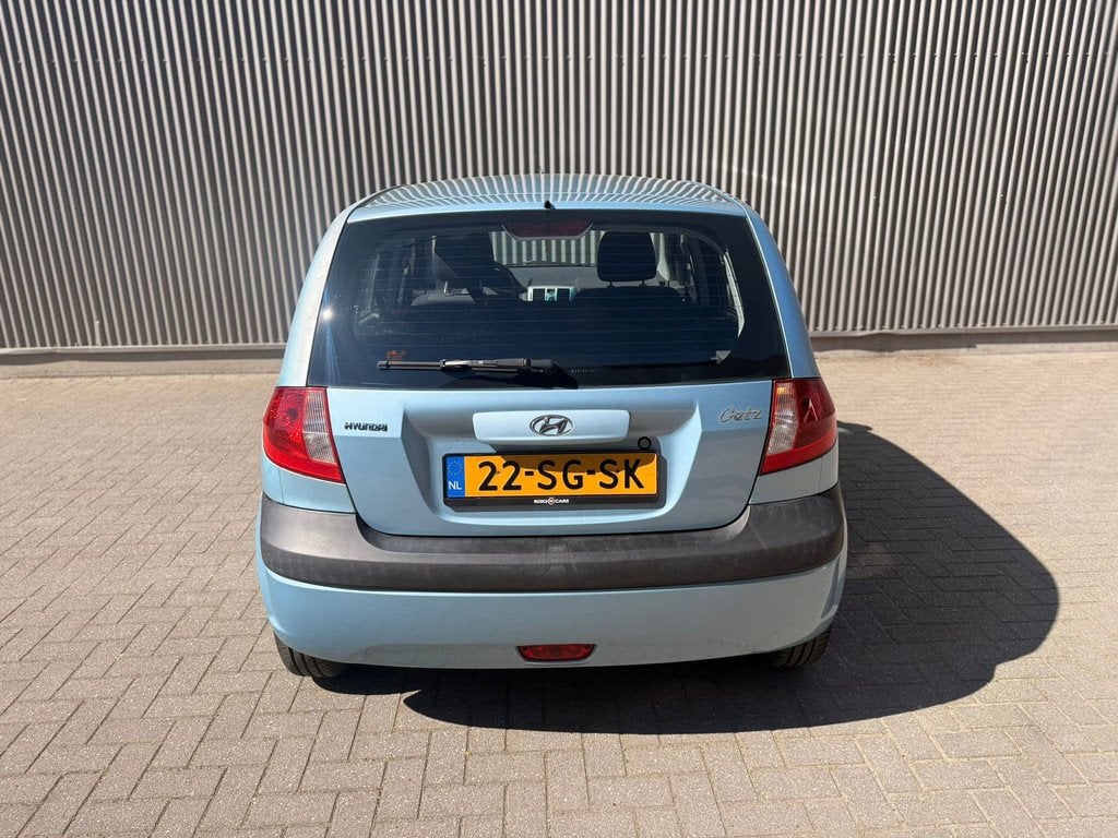 Hyundai Getz 1.4i Active Cool Airco|Centrale deurvergrendeli, Auto's, Voorwielaandrijving, 450 kg, Zwart, 4 cilinders
