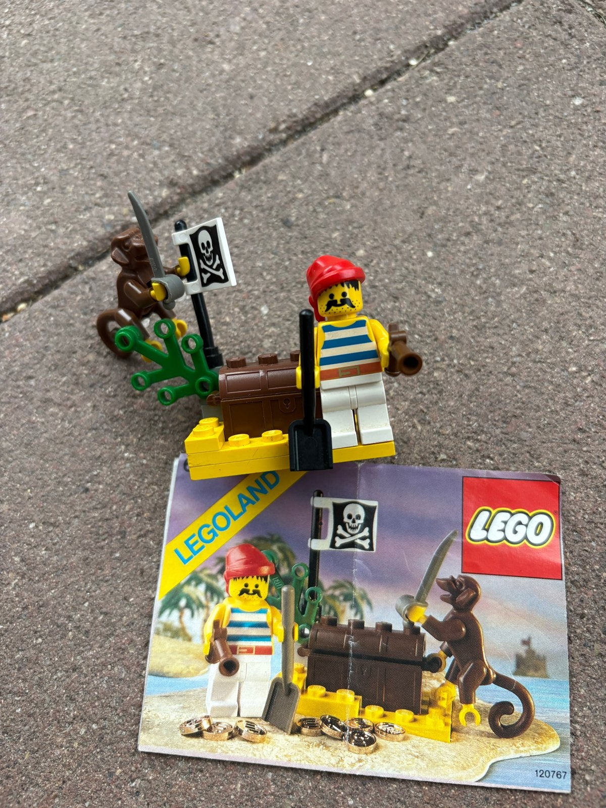 Lego Legoland Pirates 6235 Schateiland met Piraat en Aap, Ophalen, Gebruikt, Lego, Compleet
