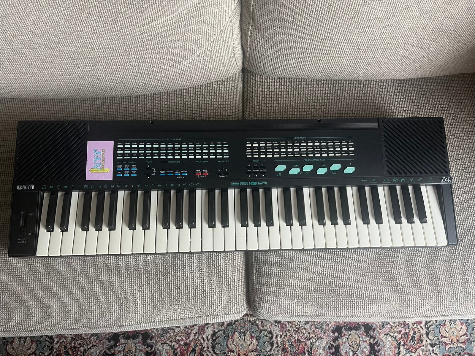 GEM PX3 keyboard, Muziek en Instrumenten, Keyboards, Midi-aansluiting, Ophalen, Overige merken, 61 toetsen