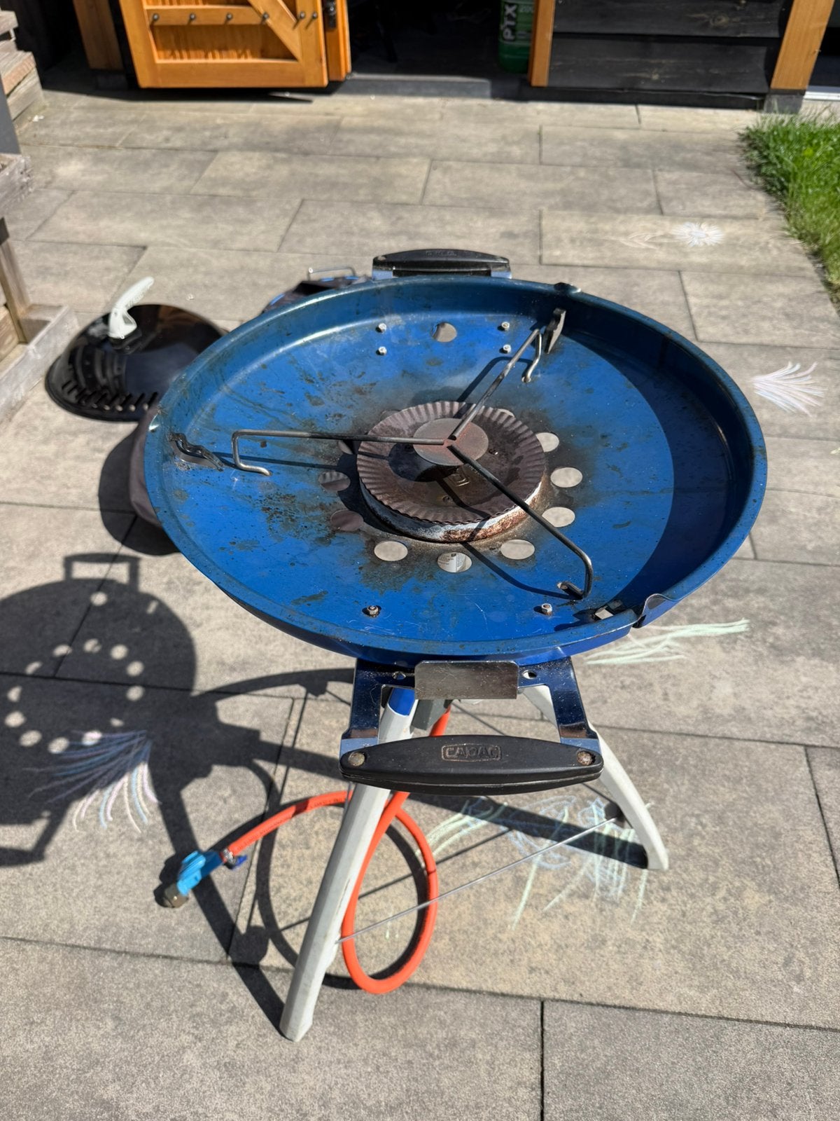Cadac Skottelbraai, Ophalen, Gebruikt