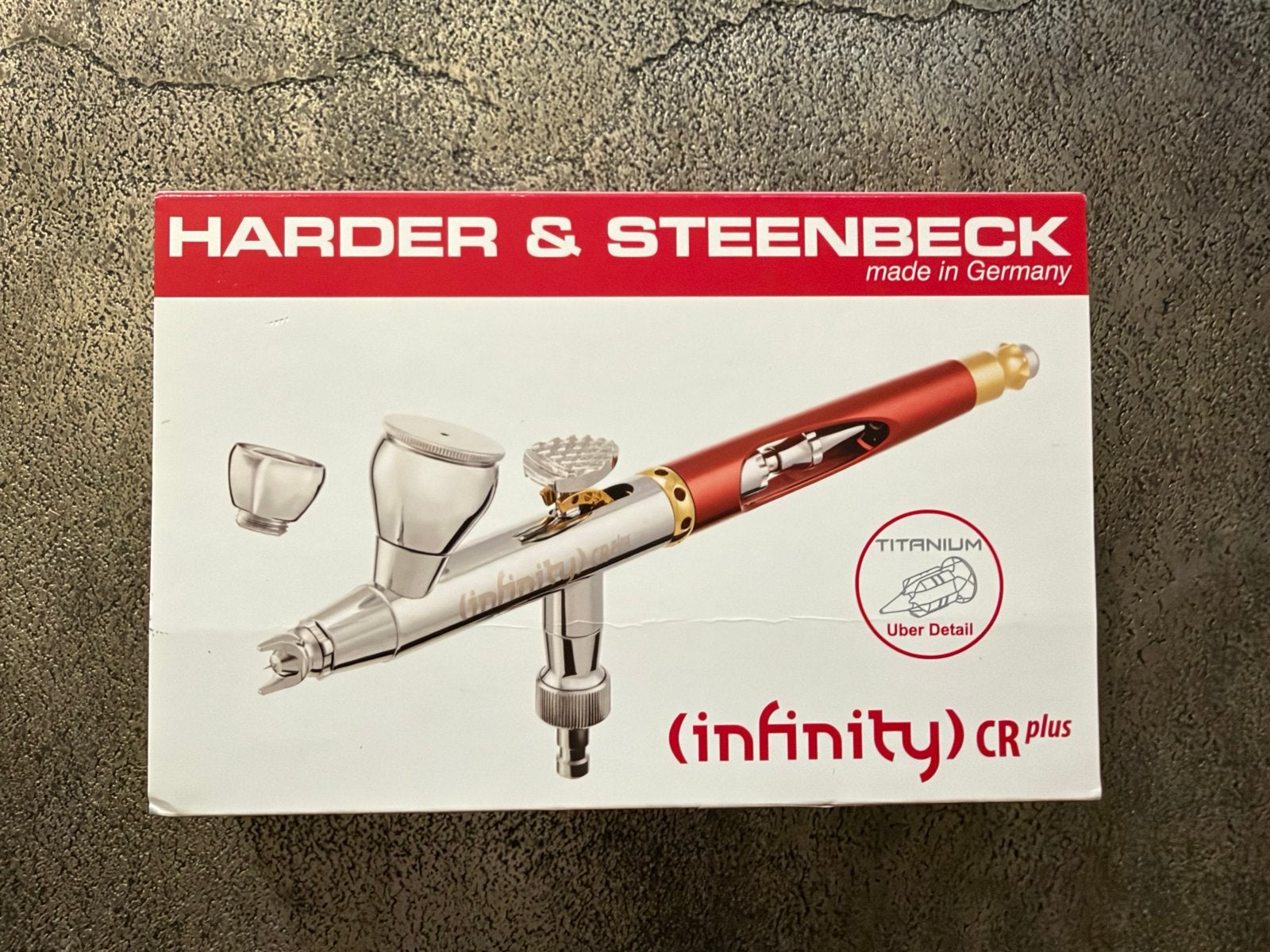 Harder & Steenbeck Infinity CR Plus Airbrush, Ophalen of Verzenden, Zo goed als nieuw, Airbrush en Toebehoren