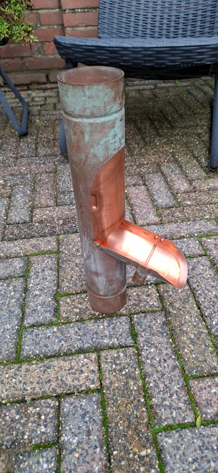 GRÖMO koperen regenton automaat 80 mm, Ophalen, Zo goed als nieuw