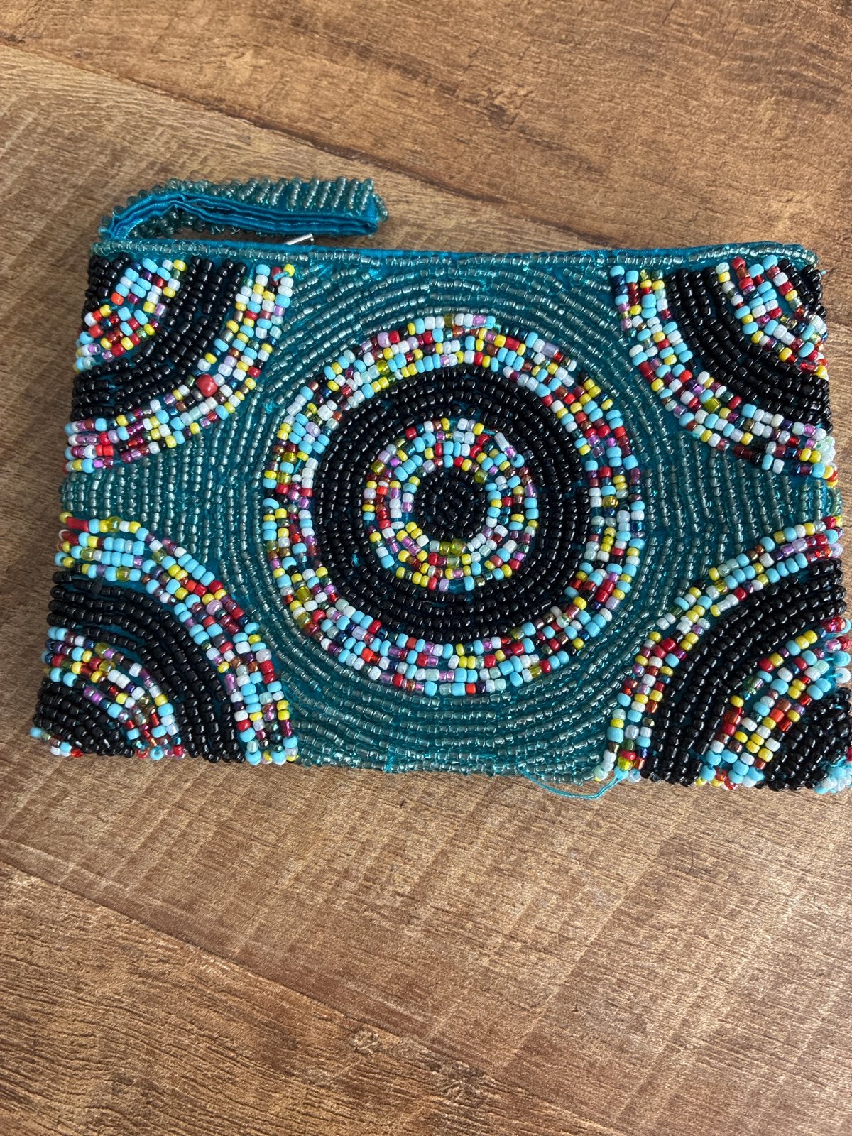 Kralen Avondtasje / Clutch - Uniek Design, Ophalen of Verzenden, Zo goed als nieuw, Overige kleuren, Avondtasje