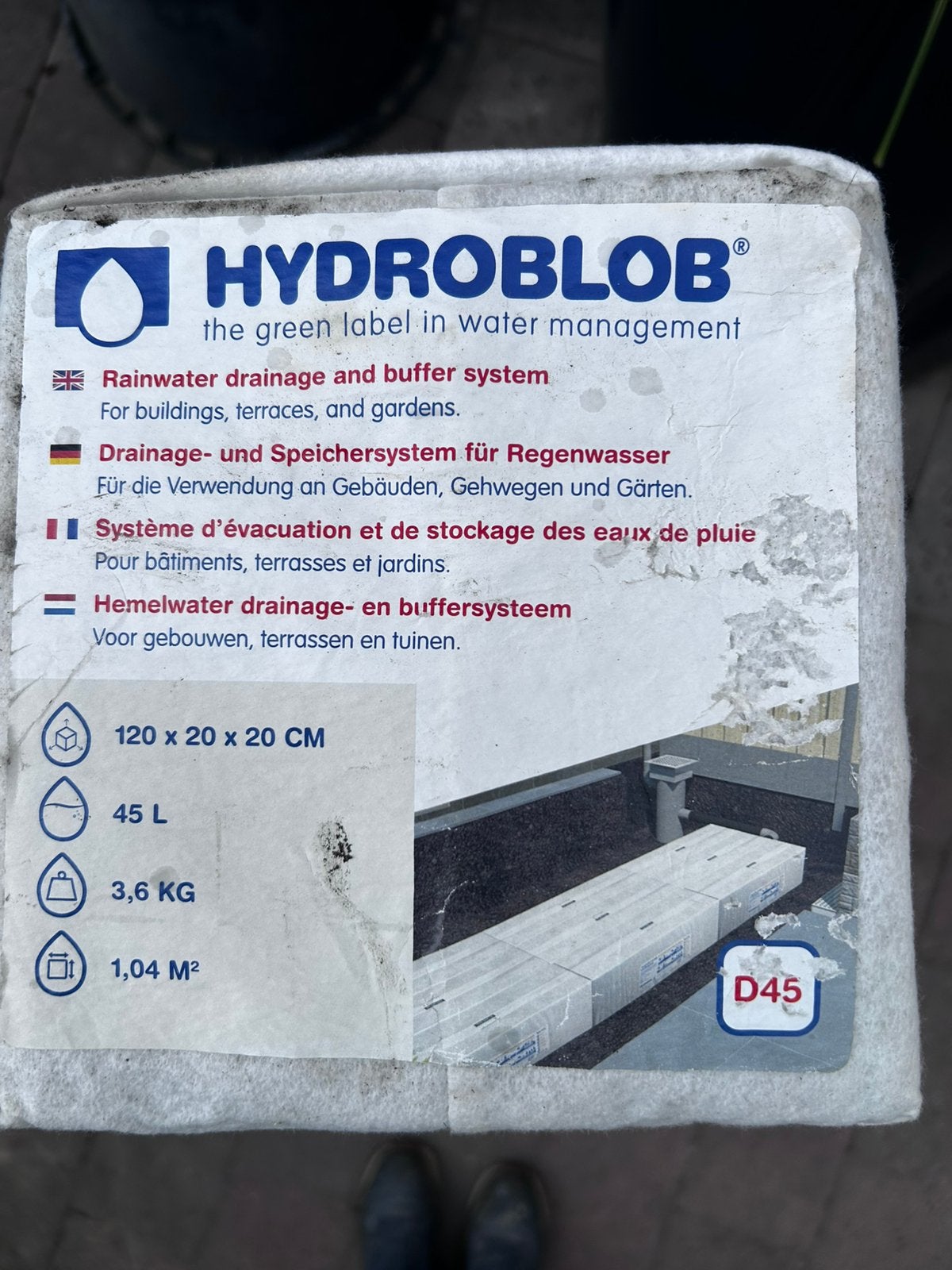 Hydroblob, Ophalen, Zo goed als nieuw