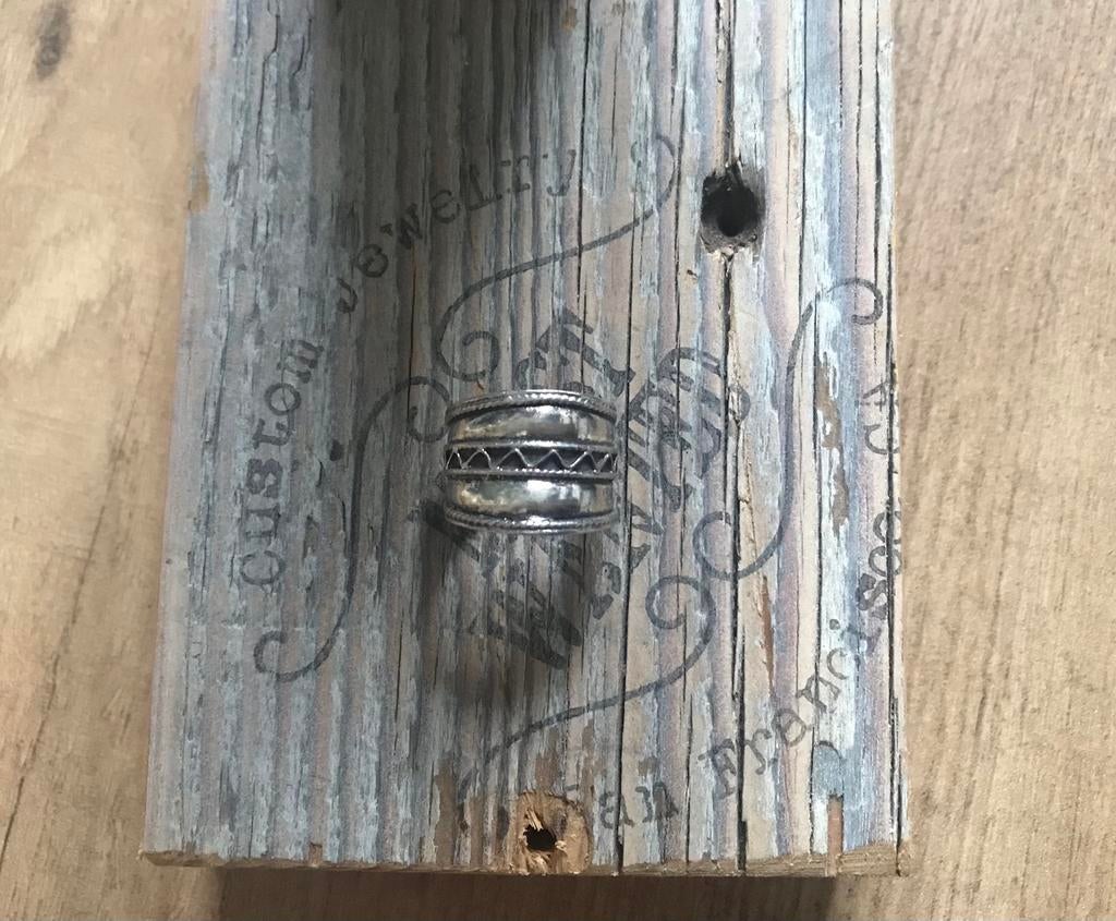 Moost wanted ring met boho print, Gebruikt, Verzenden, 17 tot 18, Dame