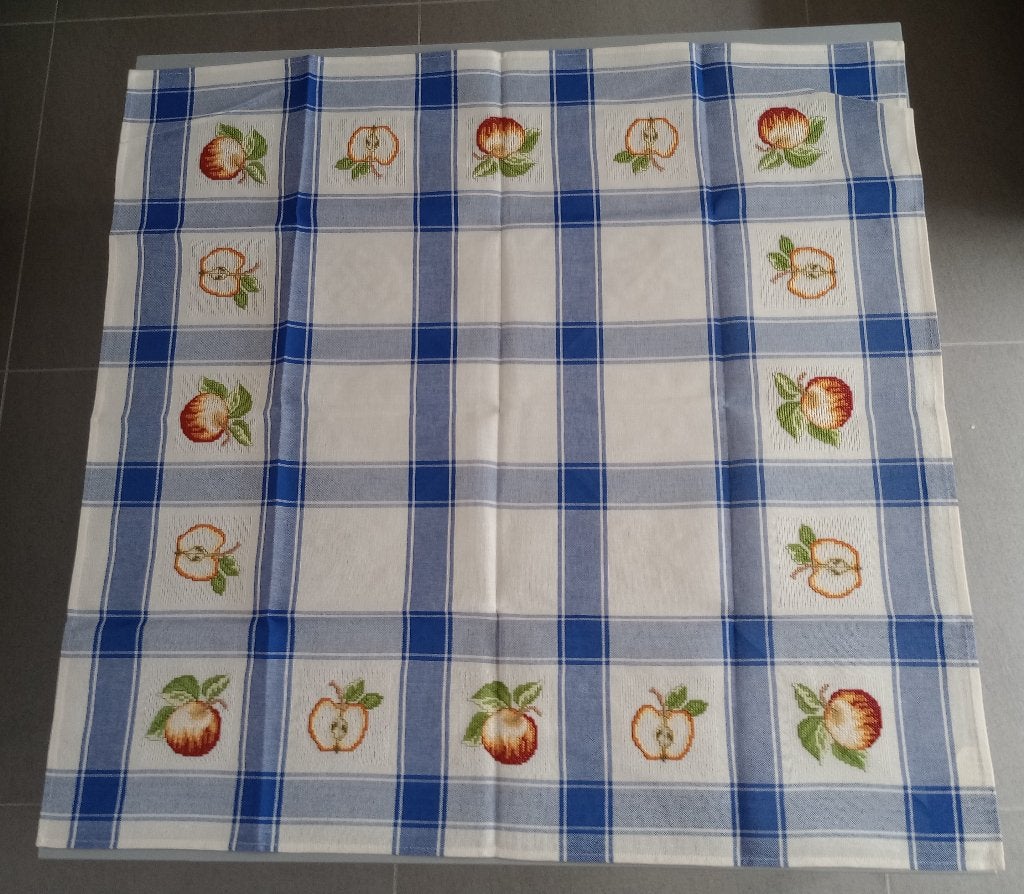 Tafelkleedje appeltjes : Rico, Ophalen, 90 cm, Vierkant, Nieuw