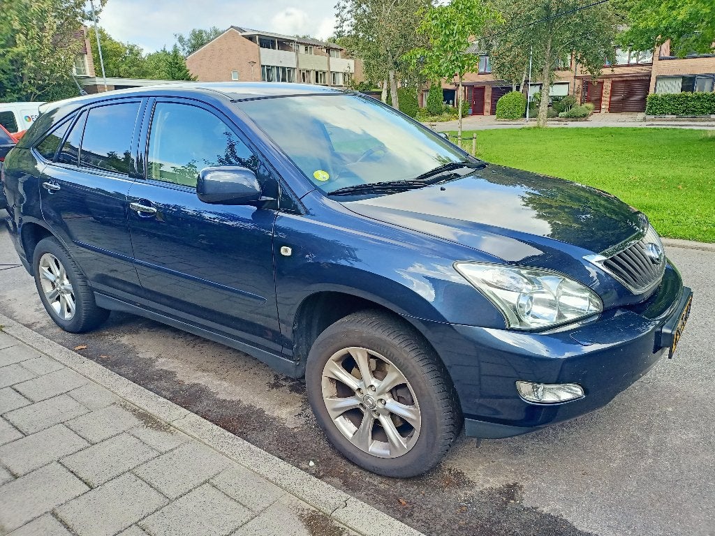 Lexus RX(-H) 350 3.5 V6 AUT 2008 Blauw, Auto's, Automaat, Dealer onderhouden, Beige, Bi-Xenon koplampen