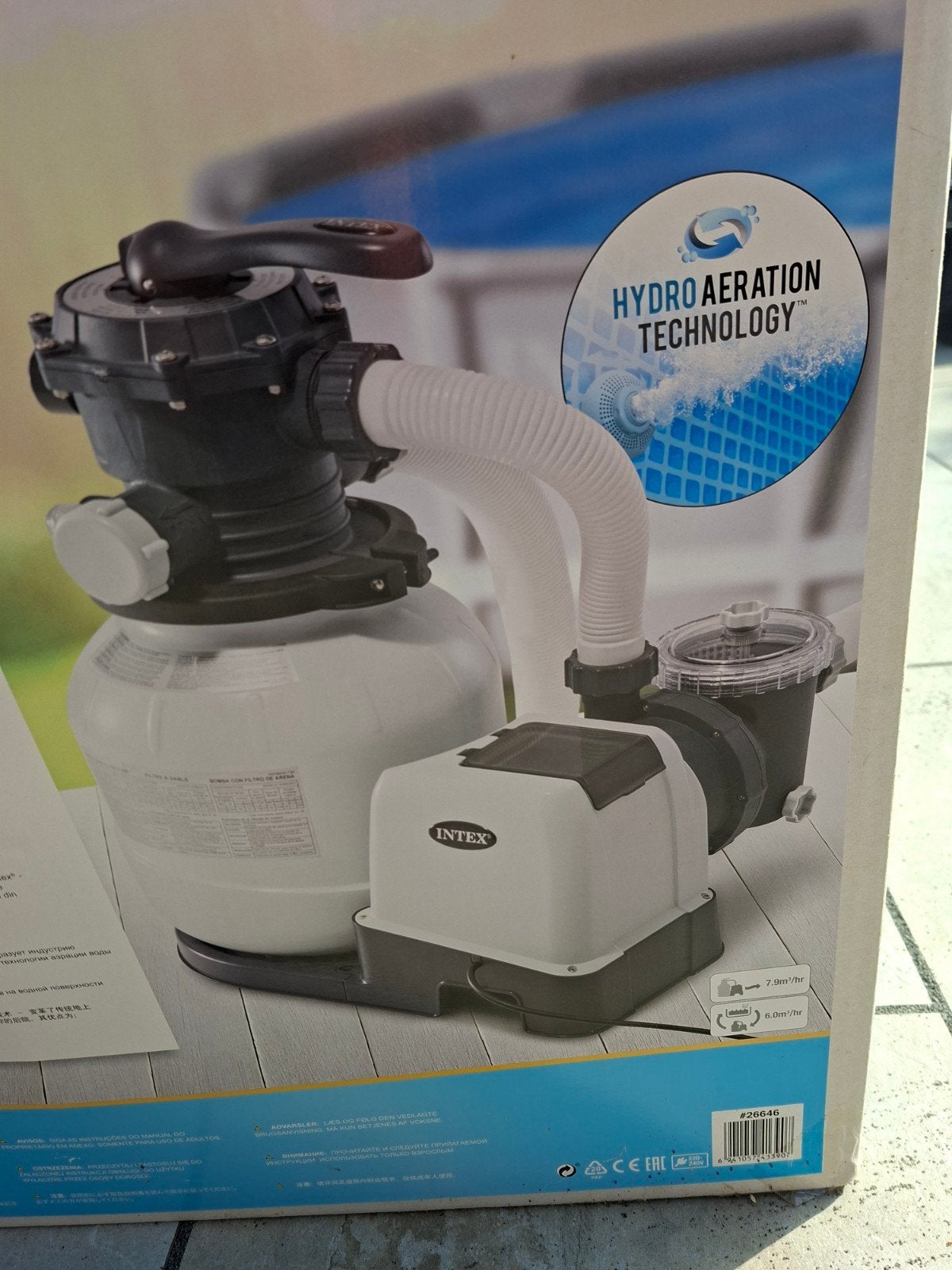Intex zandfilterpomp SF80220-2 met stofzuiger, Ophalen of Verzenden