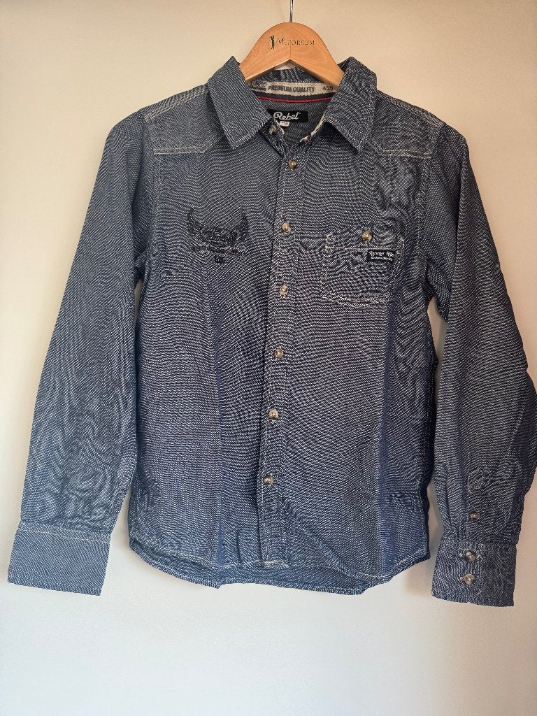 overhemd, Kinderen en Baby's, Kinderkleding | Maat 158, Ophalen, Zo goed als nieuw, Jongen, Overhemd of Blouse