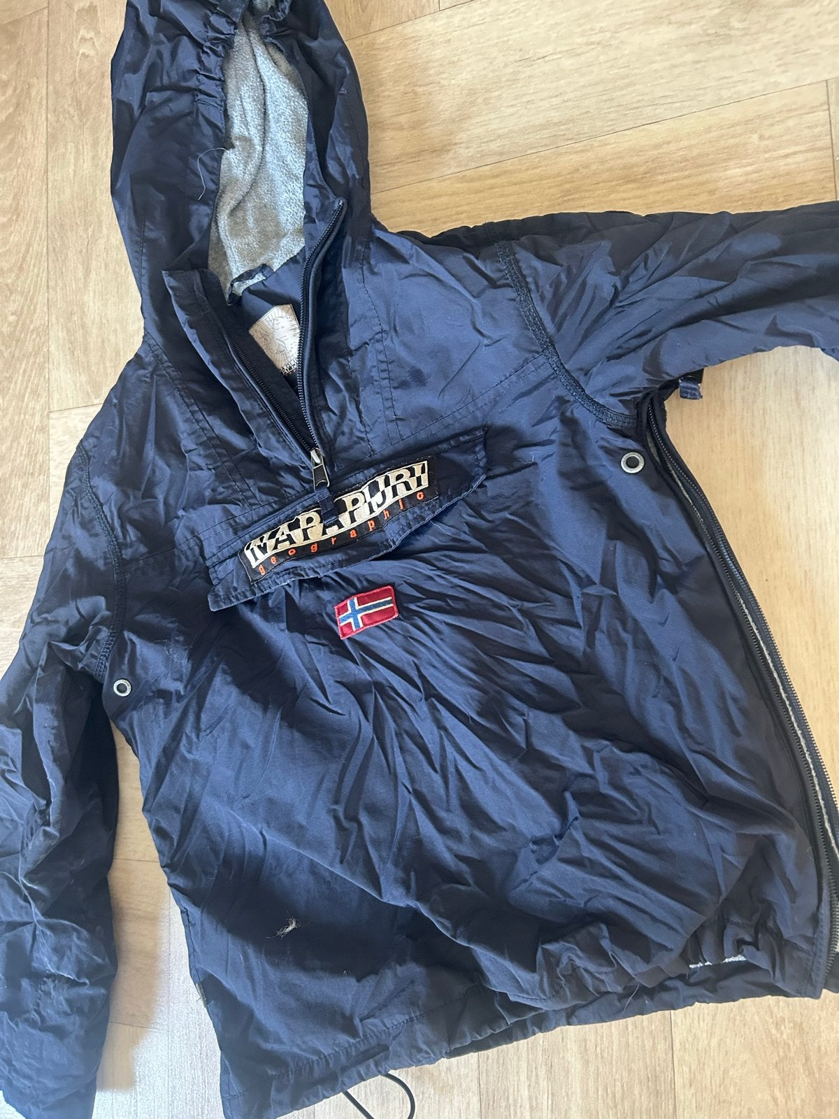 Napapijri Geographic Anorak Jas - Maat 140, Kinderen en Baby's, Ophalen of Verzenden
