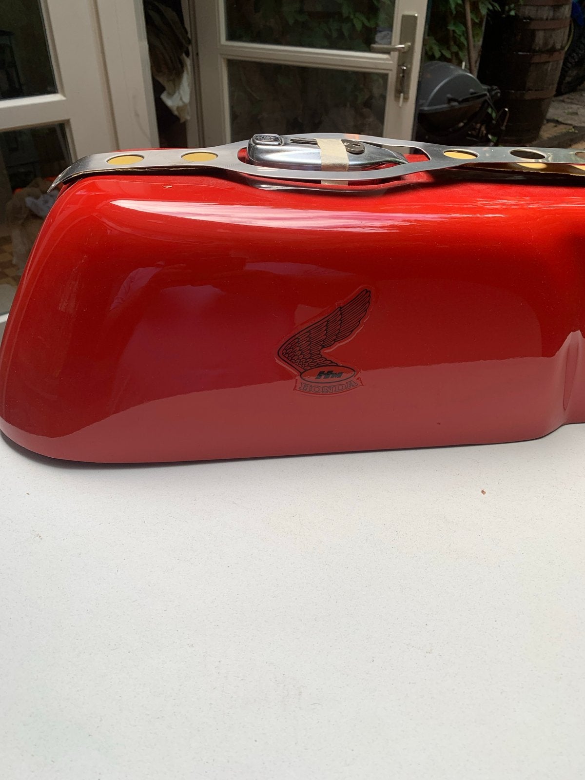 Honda CB350 /400 / 500  Cafe Racer Tank en Zadel, Ophalen of Verzenden, Gebruikt