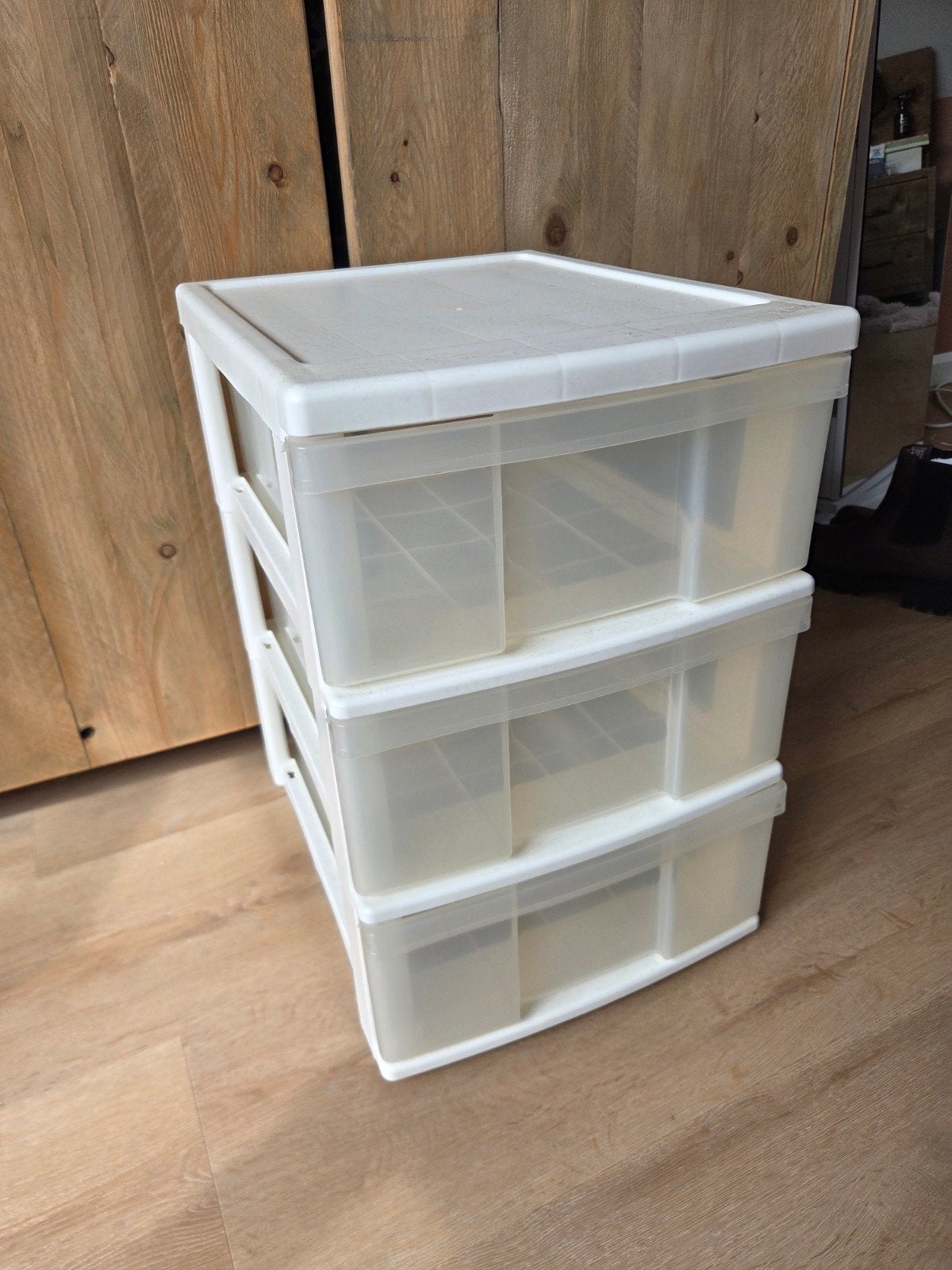 Handige opbergkast met 3 transparante laden, Ophalen, Modern, functioneel, Zo goed als nieuw, 3 of 4 laden