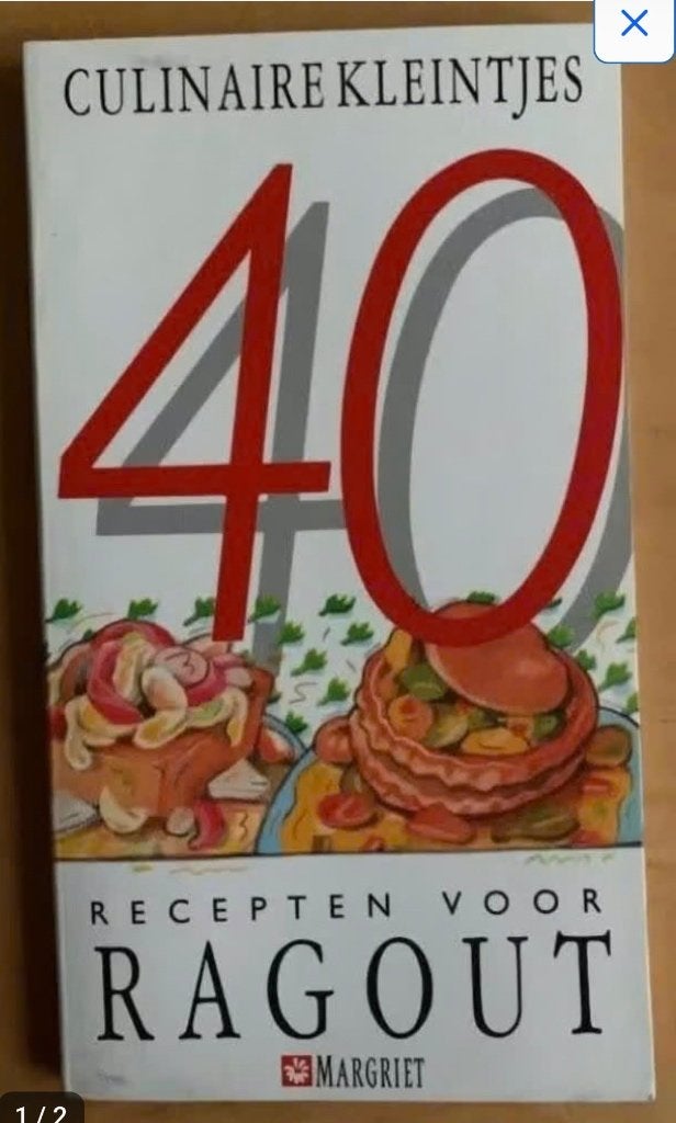 Culinaire kleintjes; 40 recepten voor ragout; Margriet, Ophalen of Verzenden, Zo goed als nieuw, Nederland en België