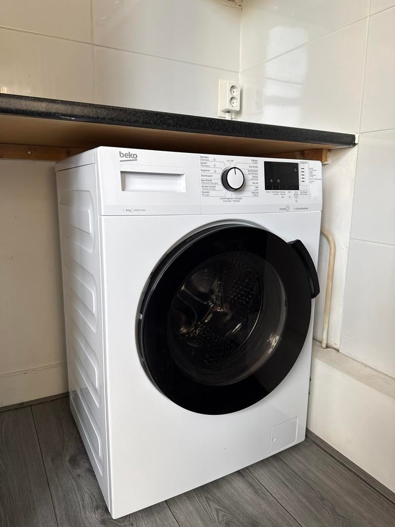 Beko Wasmachine 8kg 1400 toeren ProSmartInverter, Witgoed en Apparatuur, Wasmachines, Ophalen, 1200 tot 1600 toeren, 8 tot 10 kg