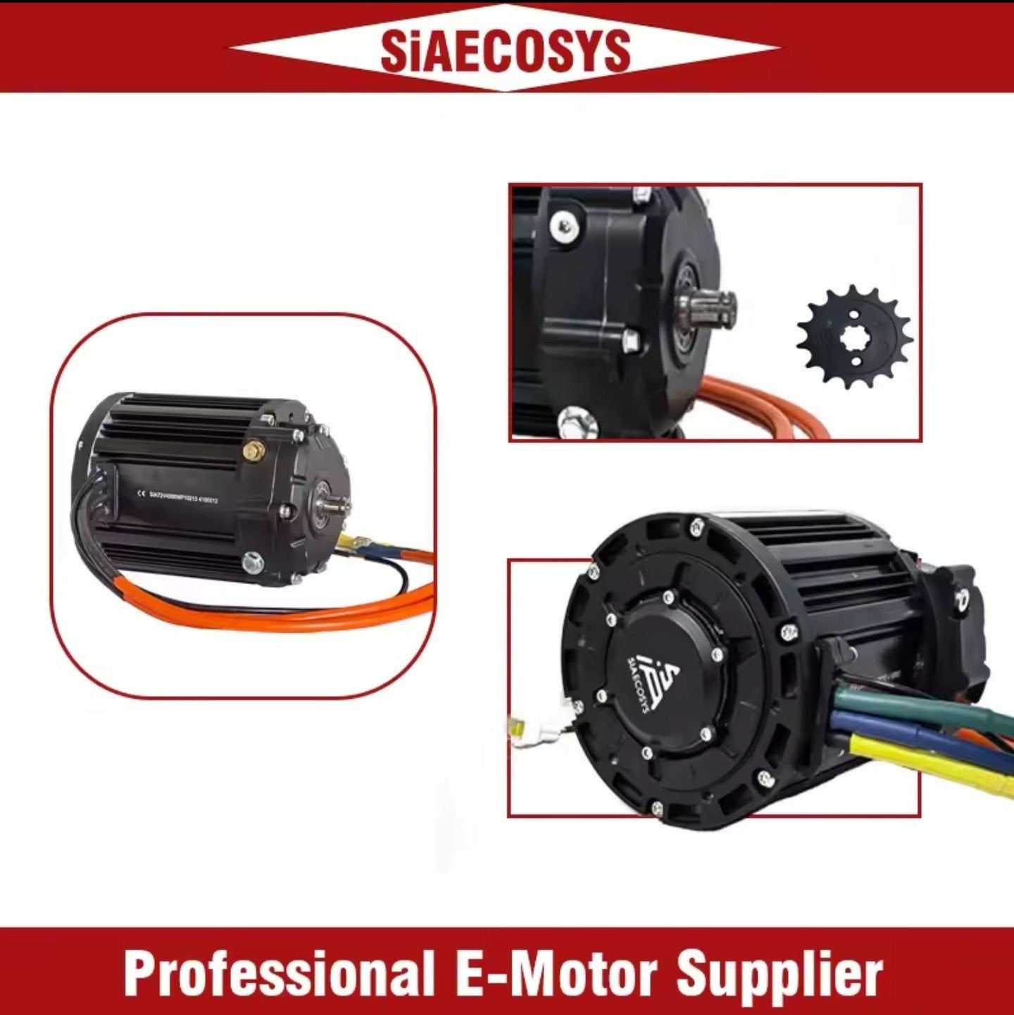 NIEUW IN DOOS: QS138 4000W 90H V3 Mid Drive Motor (72V), Ophalen of Verzenden, Nieuw, Universele onderdelen