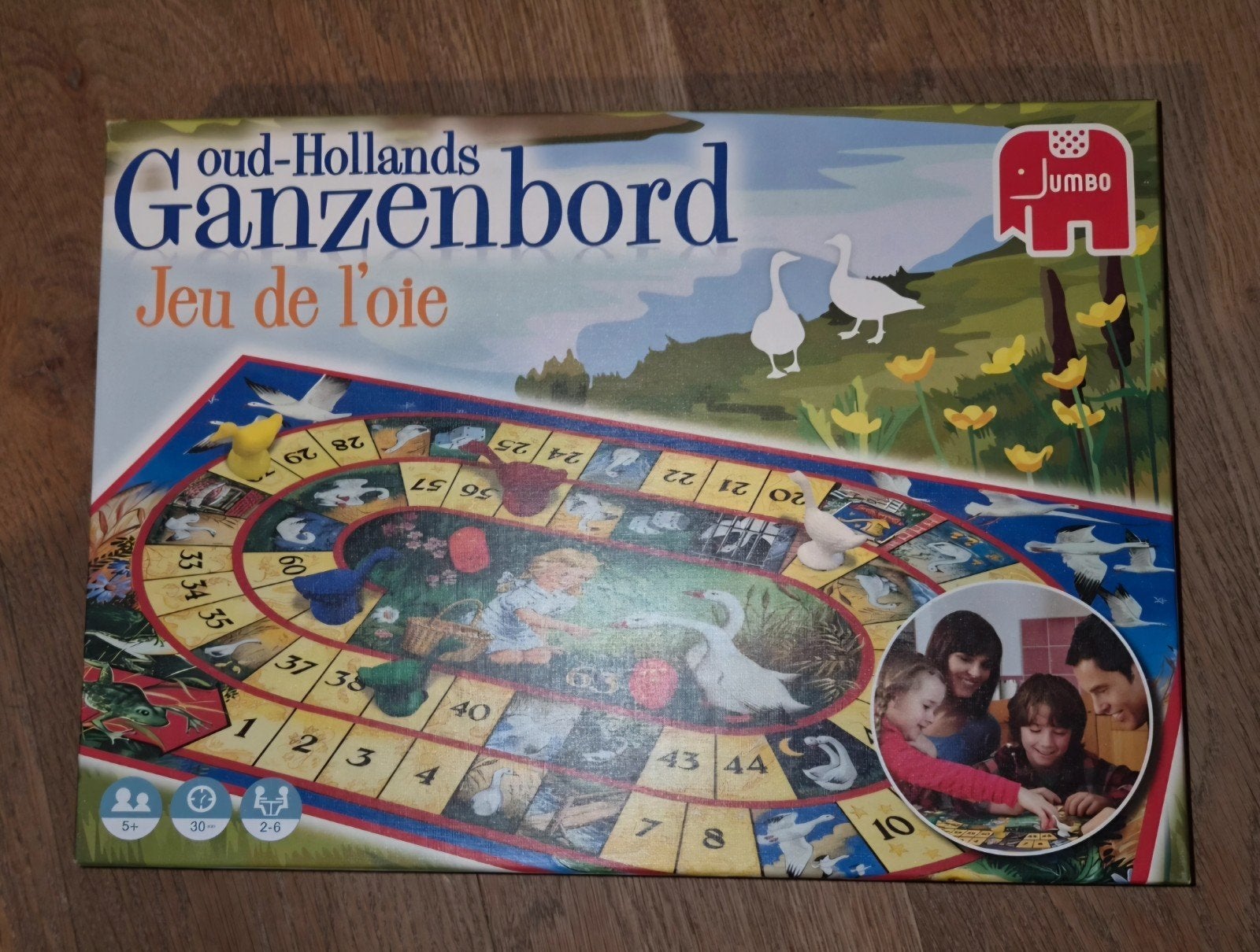 Ganzenbord jumbo zgan, Ophalen of Verzenden, Zo goed als nieuw