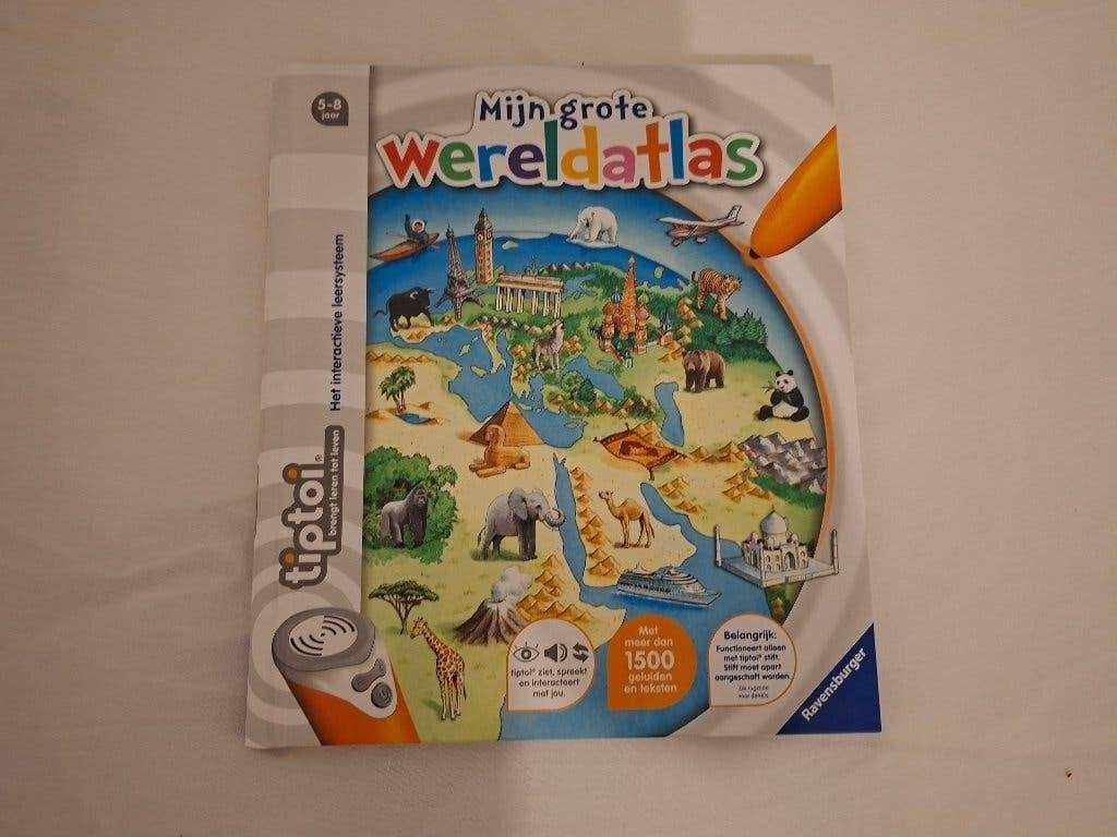 Tiptoi Mijn Grote Wereldatlas - Interactief Leersysteem, Een of twee spelers, Ophalen of Verzenden, Gebruikt, Ravensburger