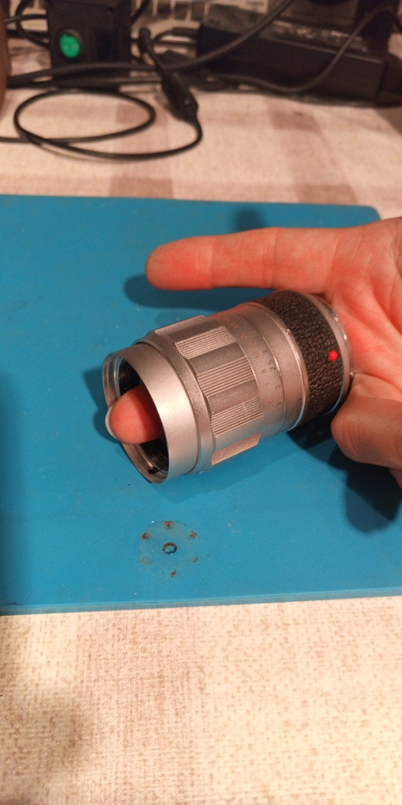 Leica 90mm lens scherpstelbuis met bajonetvatting, Audio, Tv en Foto, Fotografie | Lenzen en Objectieven, Ophalen of Verzenden