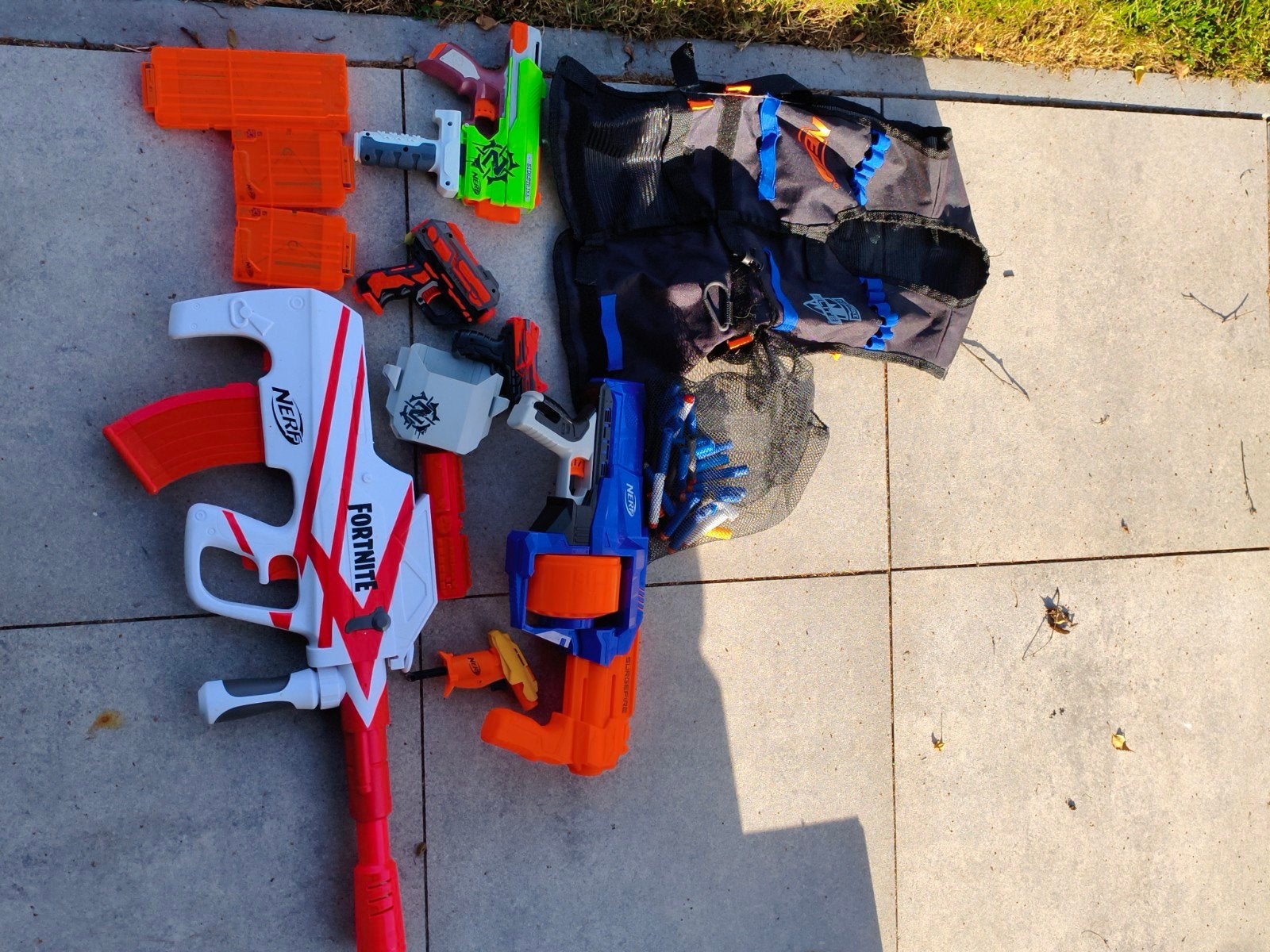Nerf geweren apart of als set, Ophalen, Gebruikt