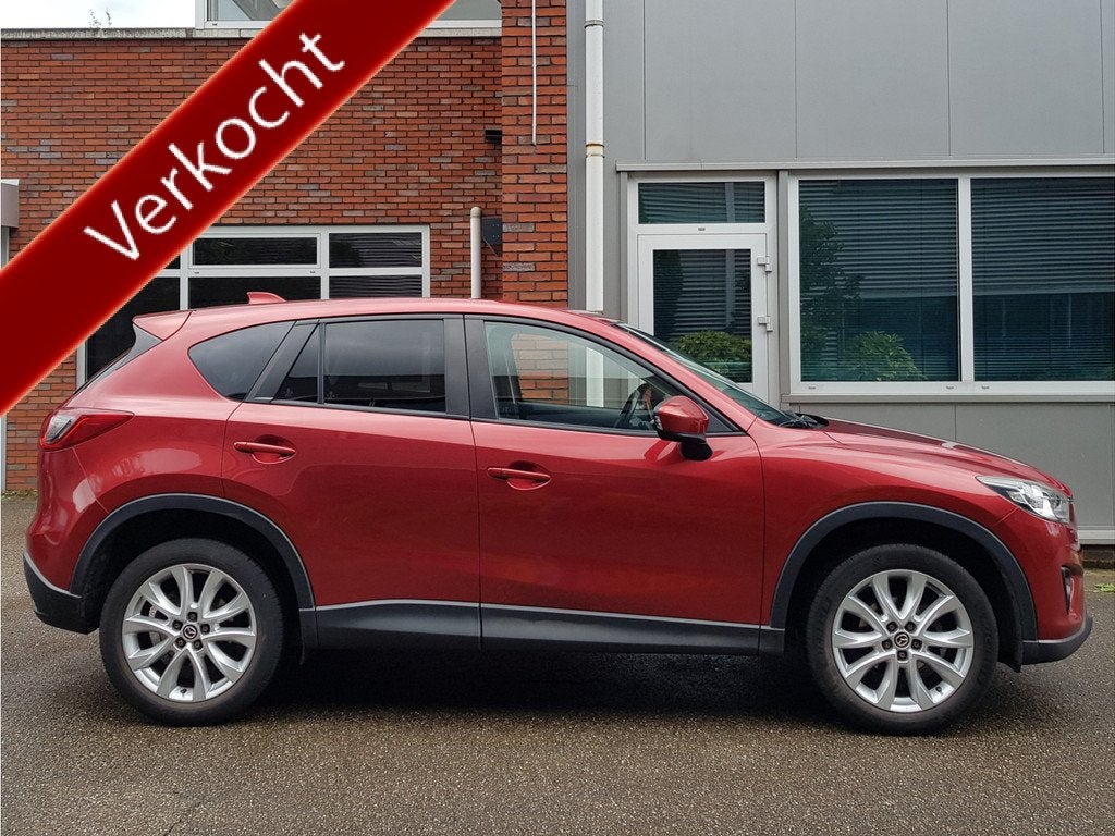 Mazda CX-5 2.0 Aut 4Wd Leder Navi Trekhaak 19" (bj 2014), Auto's, Mazda, Automaat, Euro 5, Zwart, 4 cilinders