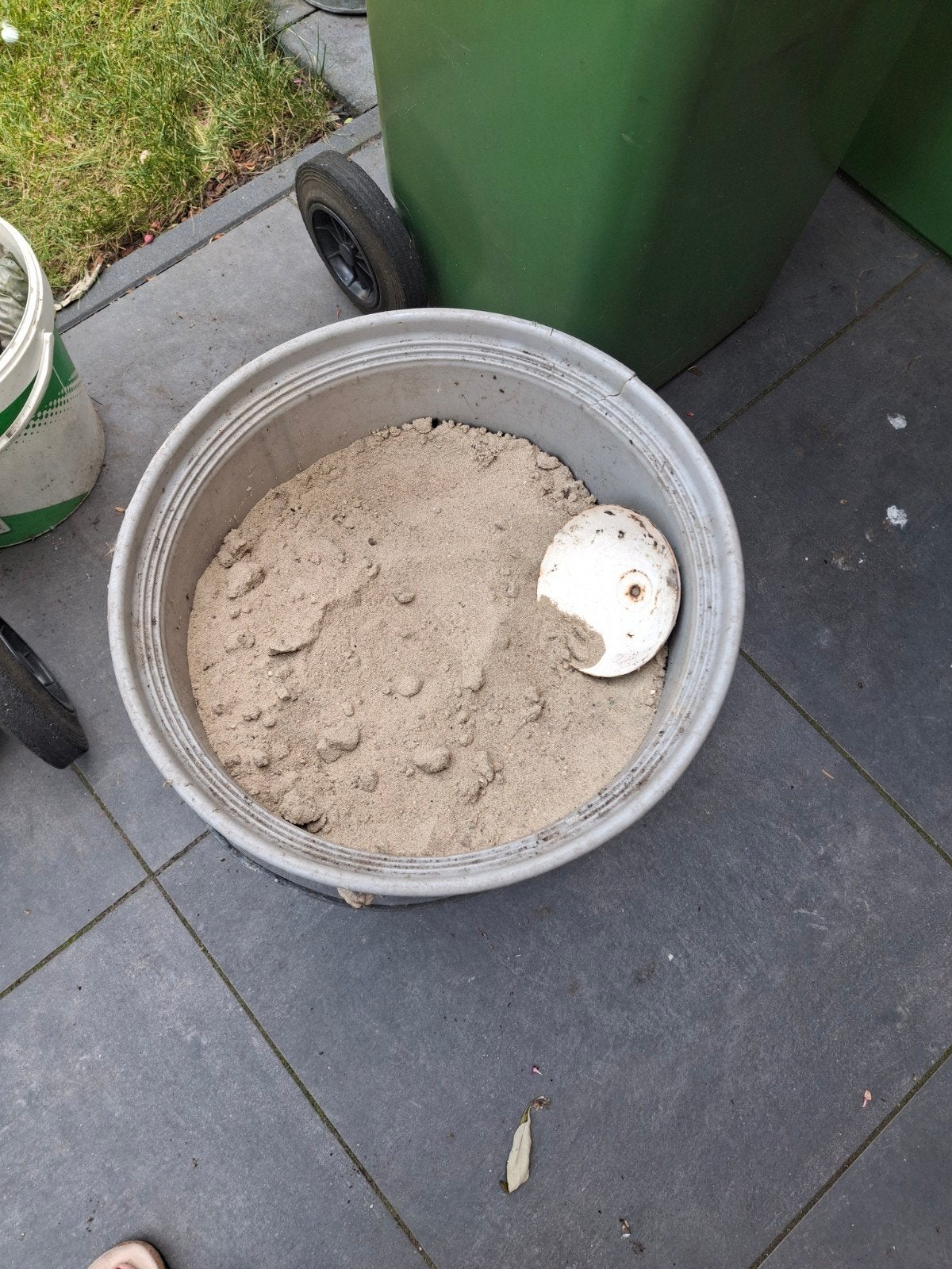 gratis zandbak zand of inveegzand, Ophalen