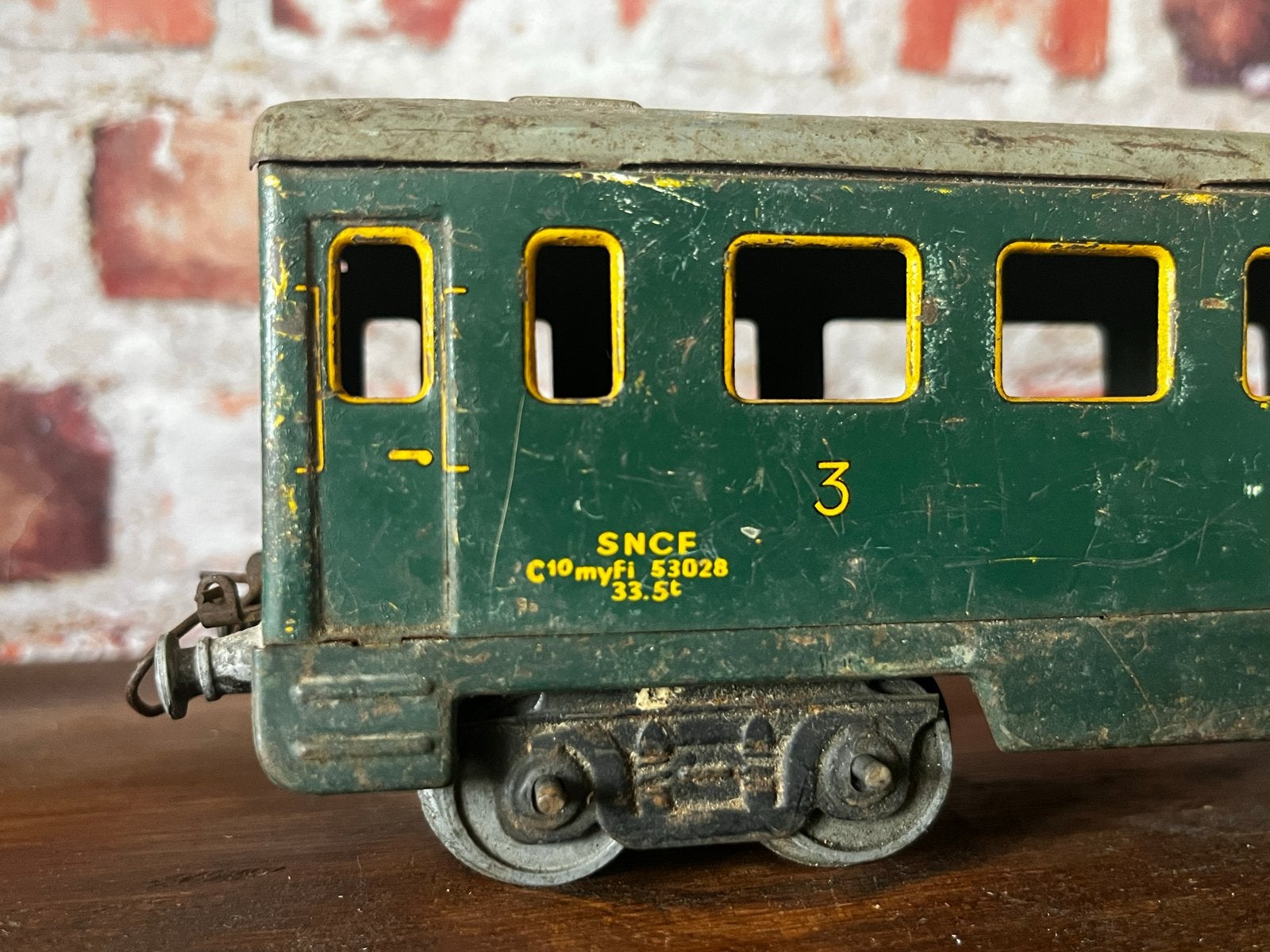 Hornby Meccano SNCF Wagon 23 cm, Hobby en Vrije tijd, Ophalen of Verzenden, Gebruikt, Wagon, Overige merken