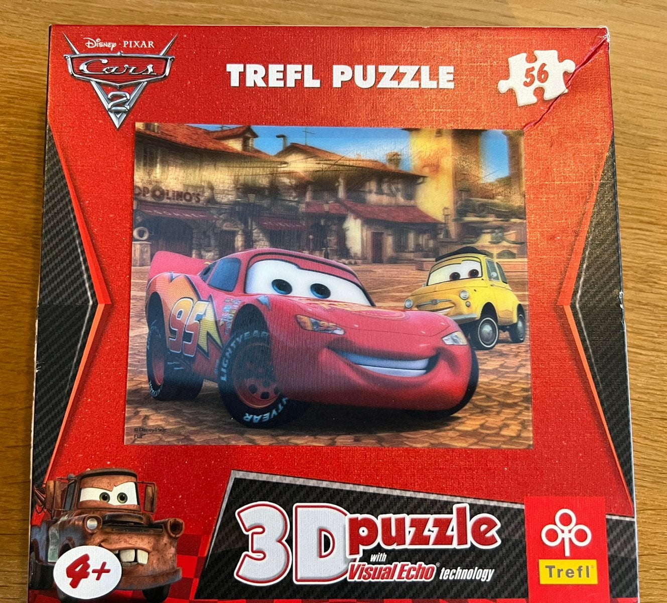 Cars 3D puzzel 56 stukjes, Ophalen of Verzenden, Meer dan 50 stukjes, Zo goed als nieuw