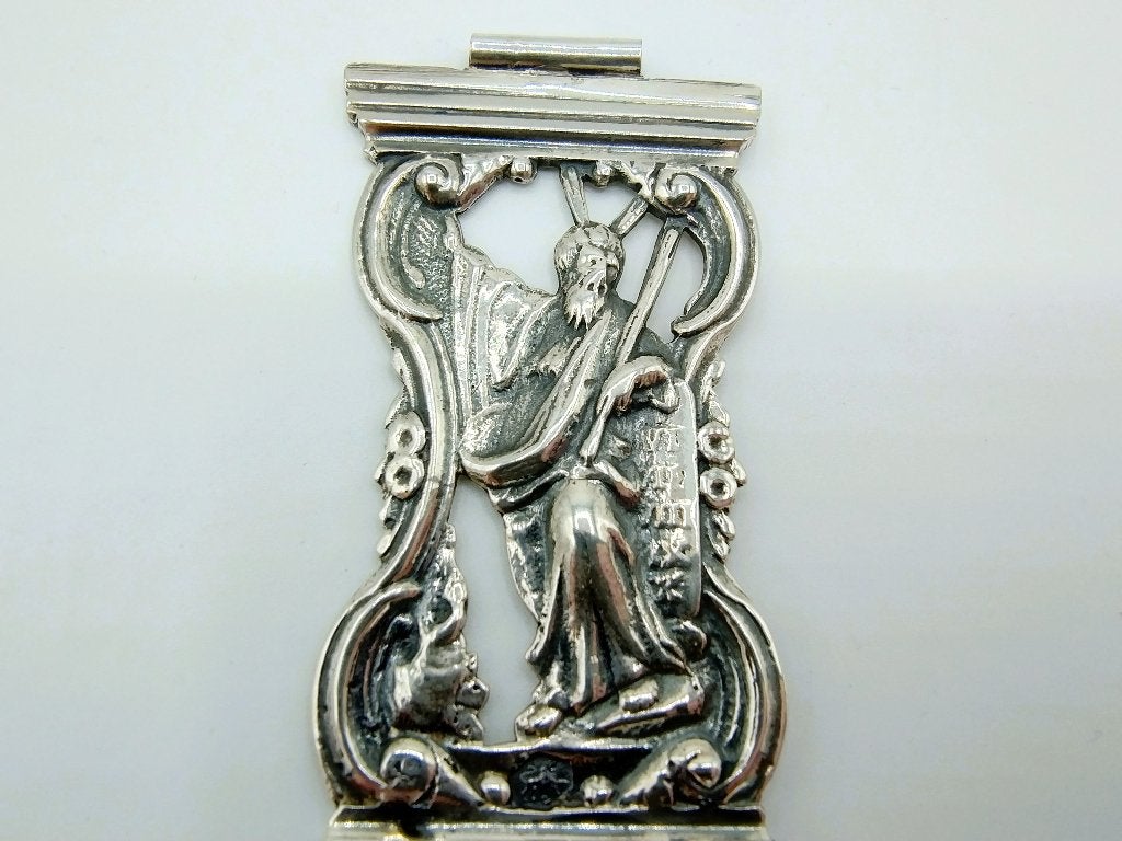 Zilveren bijbelslot, K. van de Graaf, Rotterdam (1852-1859), Antiek en Kunst, Verzenden, Zilver