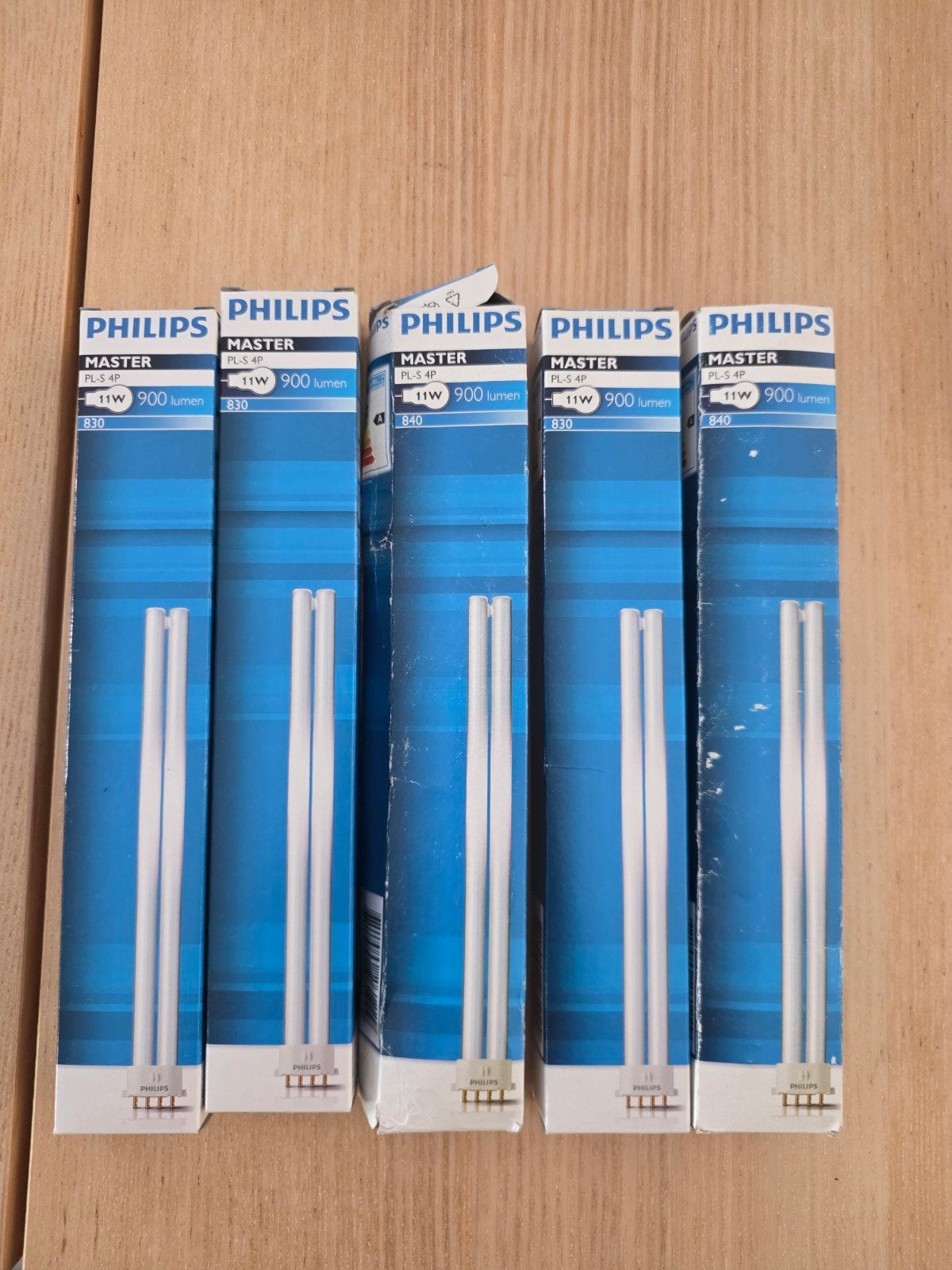 5x Philips Master PL-S 4P 11W/830 Spaarlampen, Philips, Nieuw, Overige fittingen, Ophalen of Verzenden