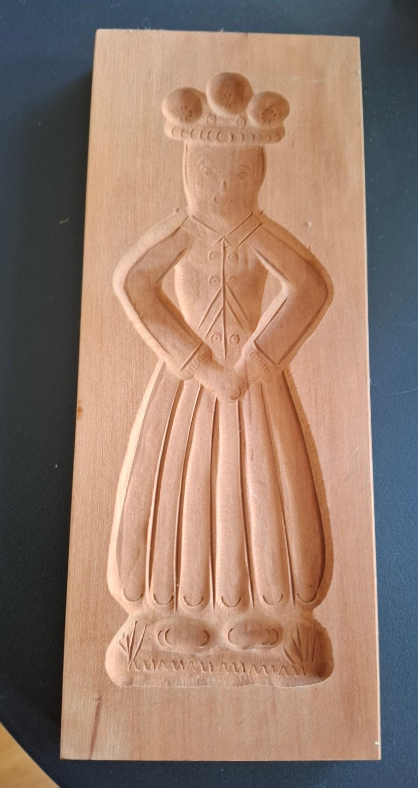antieke houten plankje om een speculaaspop maken, Ophalen of Verzenden