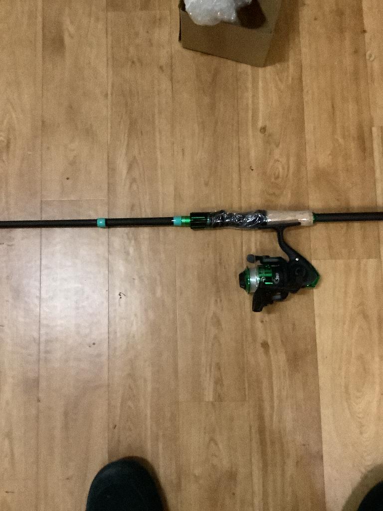 Nieuwe Werphengel met Molen en Nijlonlijn, Watersport en Boten, Hengelsport | Witvissen, Ophalen of Verzenden, Nieuw, Complete set