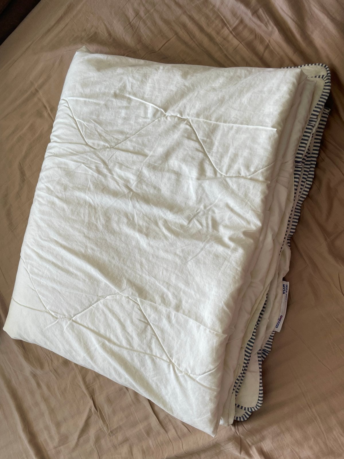 IKEA 365+ MYSA Dekbed 220x240 - Zo goed als nieuw, Huis en Inrichting, Lits-jumeaux, Wit, Ophalen of Verzenden, IKEA