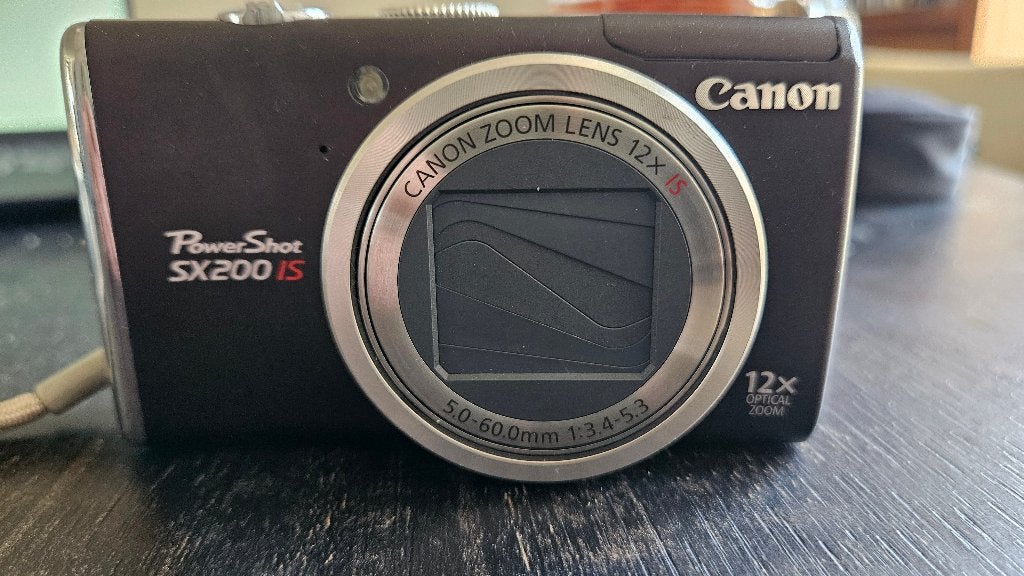 te koop Canon powershot SX200 IS,12.1 mp, Geheugenkaart, Ingebouwde flitser, Gebruikt, Canon