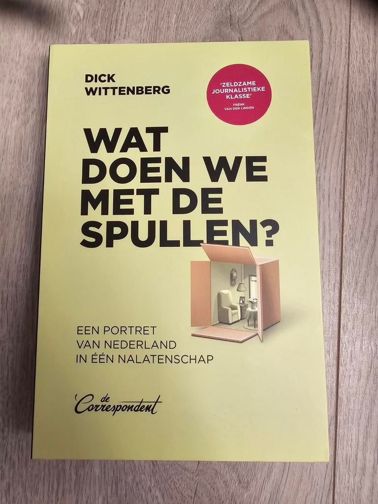 Wat doen we met de spullen? - Dick Wittenberg, Ophalen of Verzenden, Gelezen