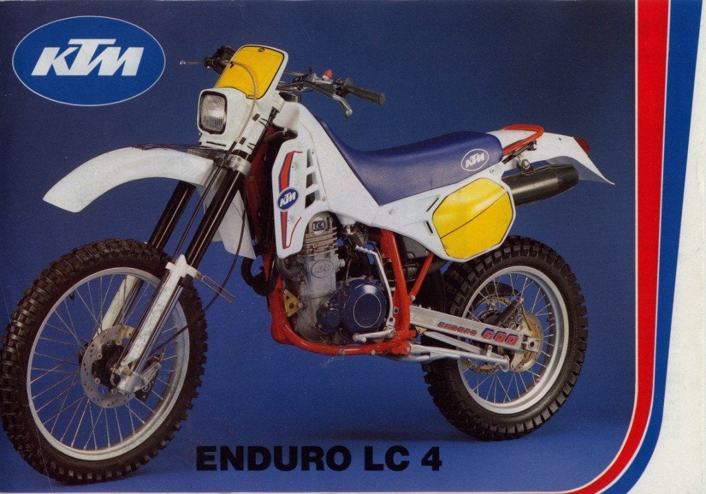 KTM 600 GS / MXC LC4.  folder brochure, Verzenden, Overige merken