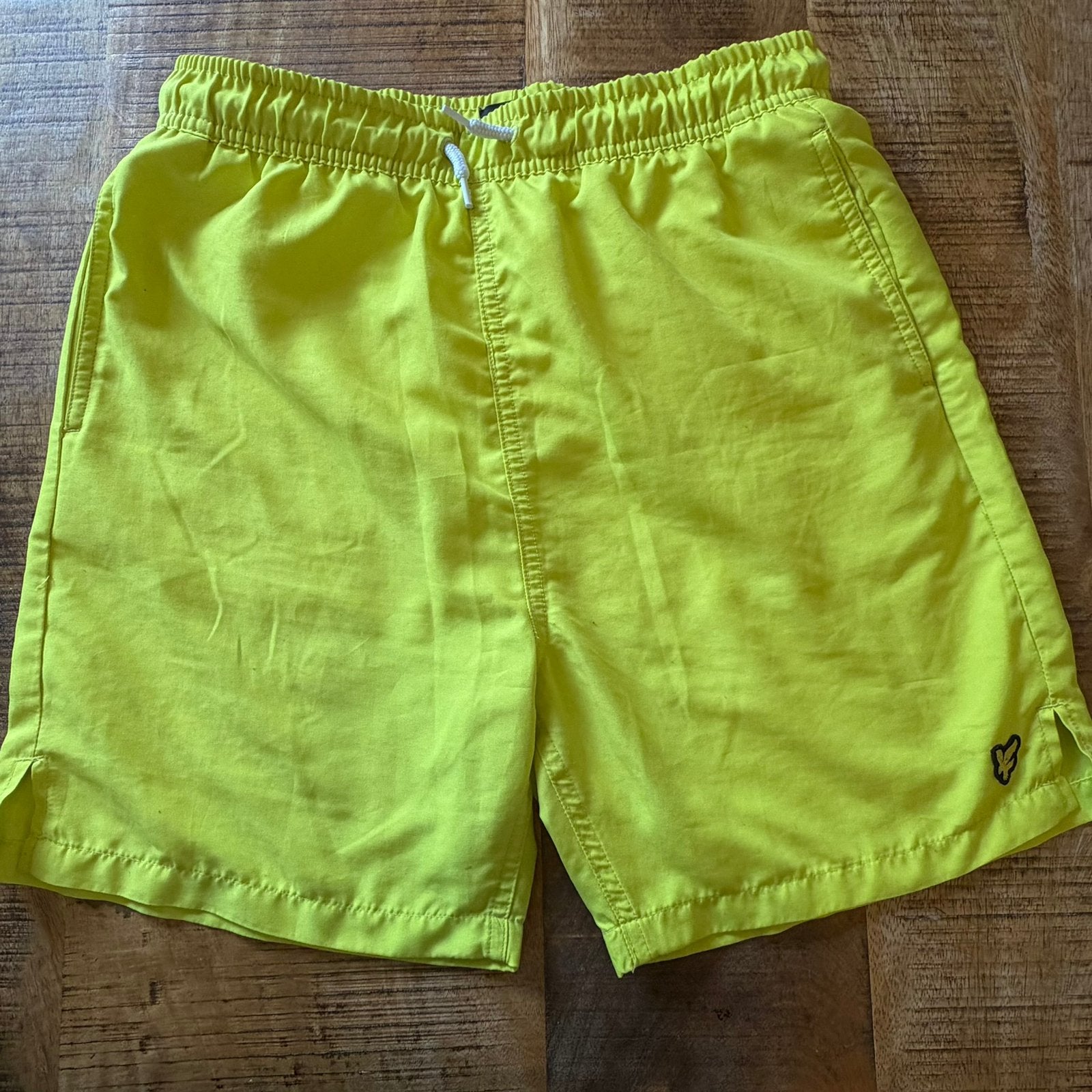 Lyle & Scott zwembroek geel maat 15/16 jaar, Ophalen of Verzenden, Gebruikt, Jongen, Sport- of Zwemkleding