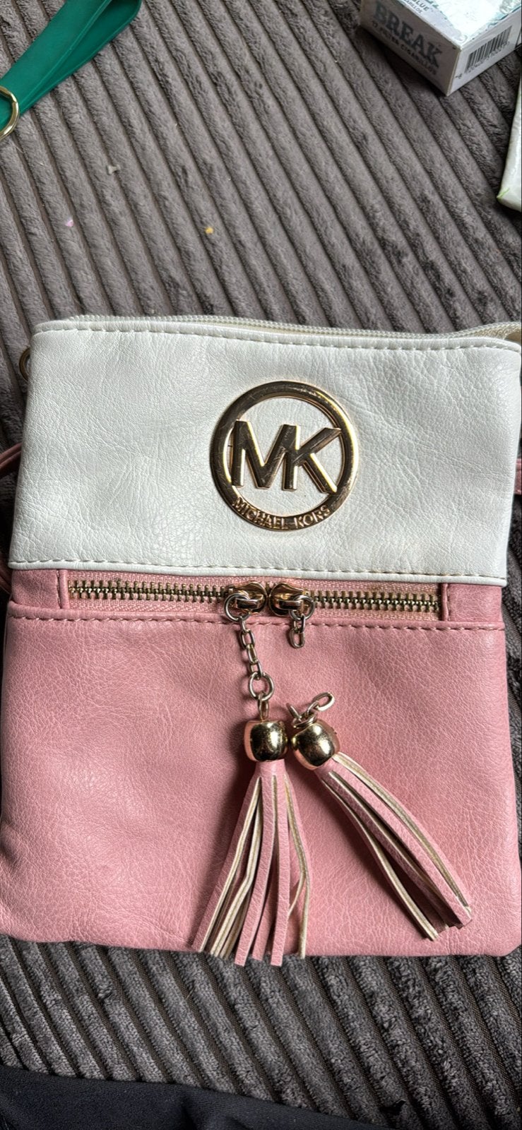 Michael Kors Schoudertasje Roze/Wit, Ophalen, Gebruikt, Roze, Schoudertasje