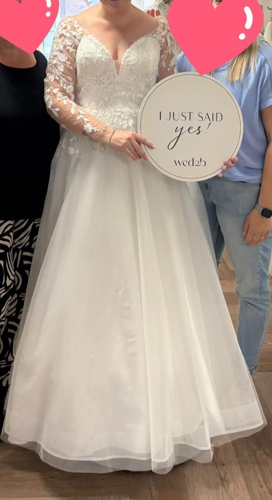 Bruidsjurk Wed2B Viva Bride, Kleding | Dames, Trouwkleding en Trouwaccessoires, Trouwjurk, Viva Bride, Wit, Ophalen of Verzenden