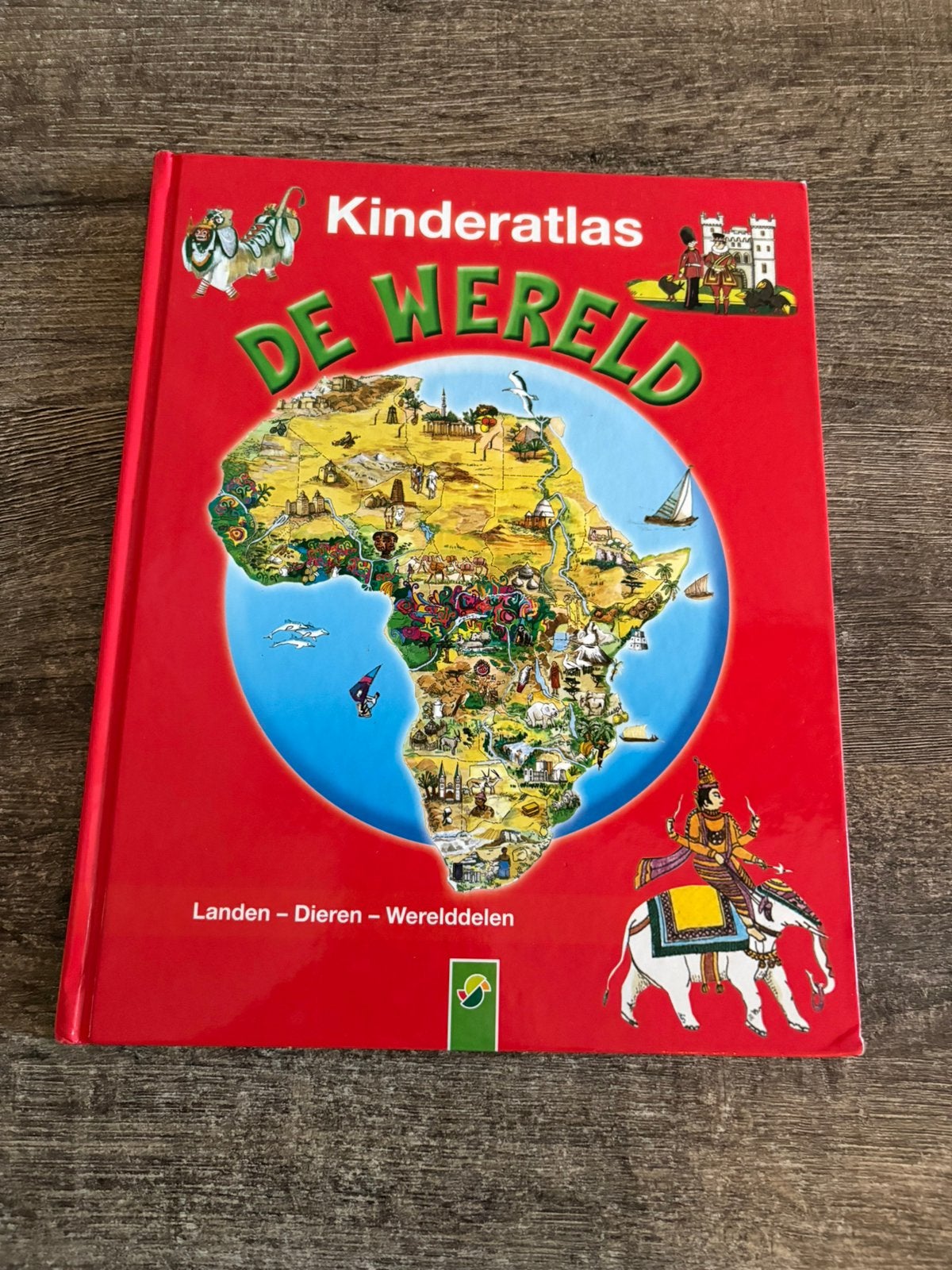 Boek: de kinderatlas; De Wereld, Ophalen of Verzenden, Zo goed als nieuw, Fictie algemeen
