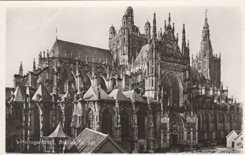 DEN BOSCH St. Jan Kerk, Verzenden, 1940 tot 1960, Gelopen, Noord-Brabant