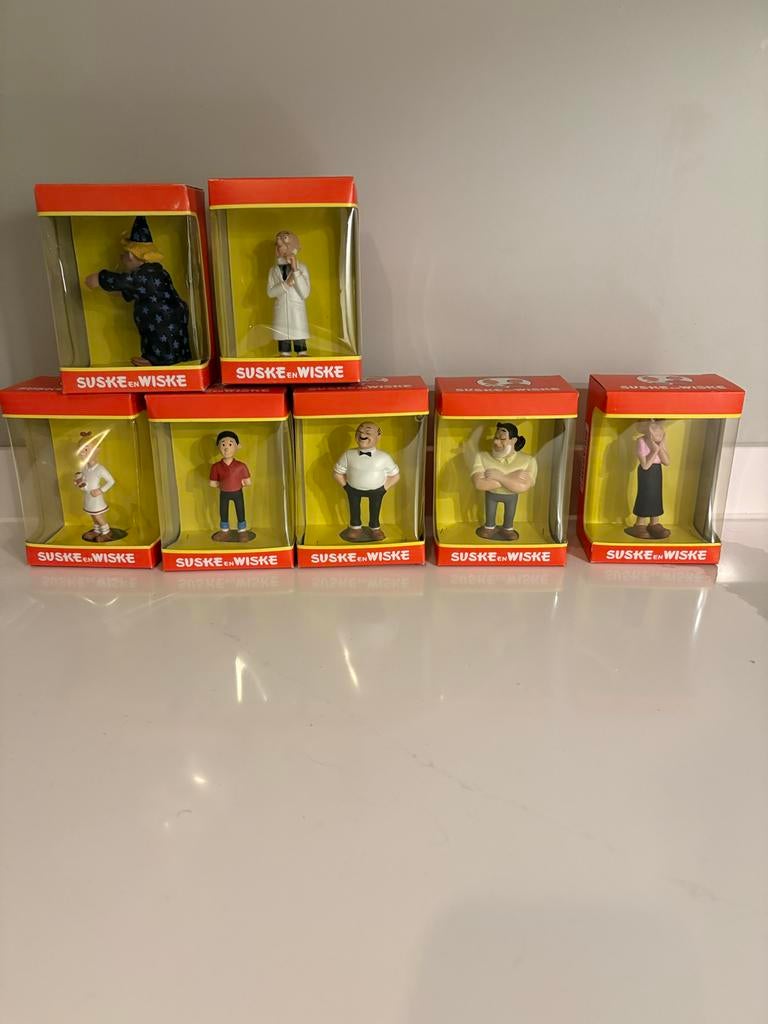Suske en Wiske poppetjes/beeldjes nieuw in verpakking, Verzamelen, Verzenden, Nieuw, Gebruiksvoorwerp