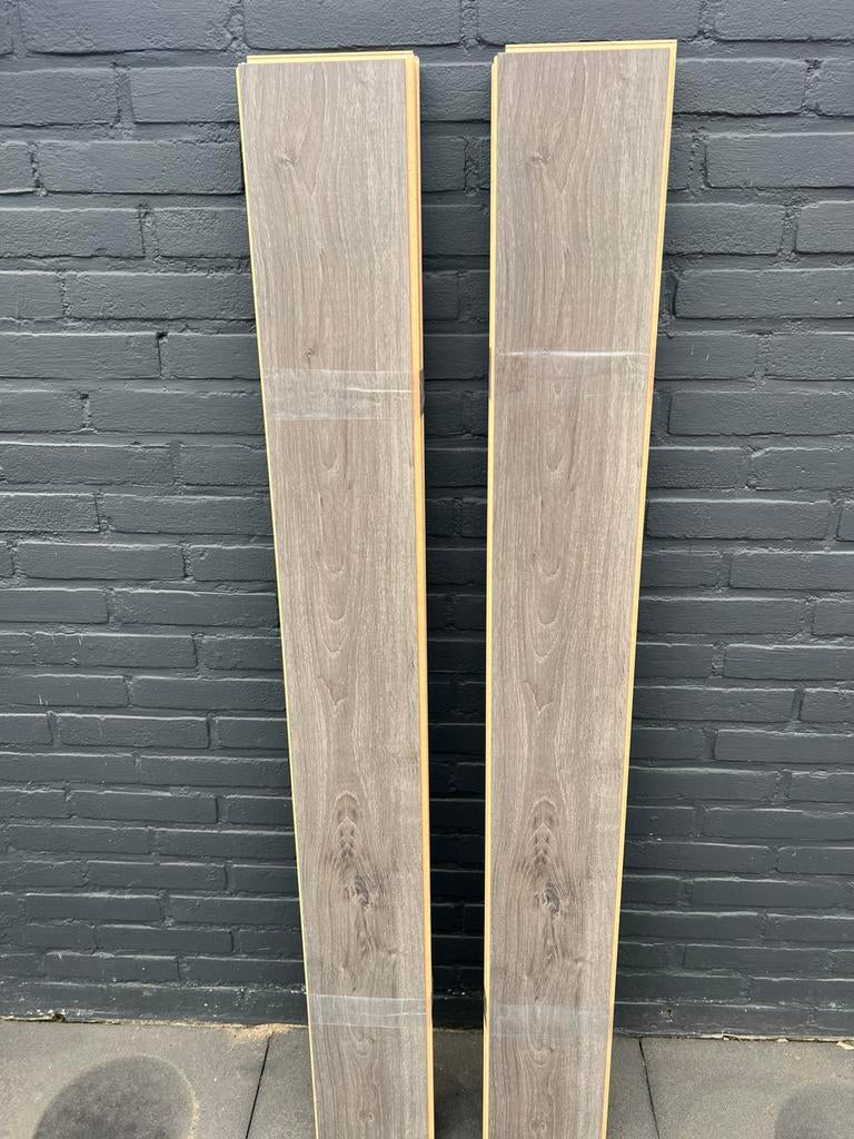 Quickstep 4VGROEF 55 m2  grijs-, Ophalen, 50 tot 150 cm, Zo goed als nieuw, 10 m² of meer