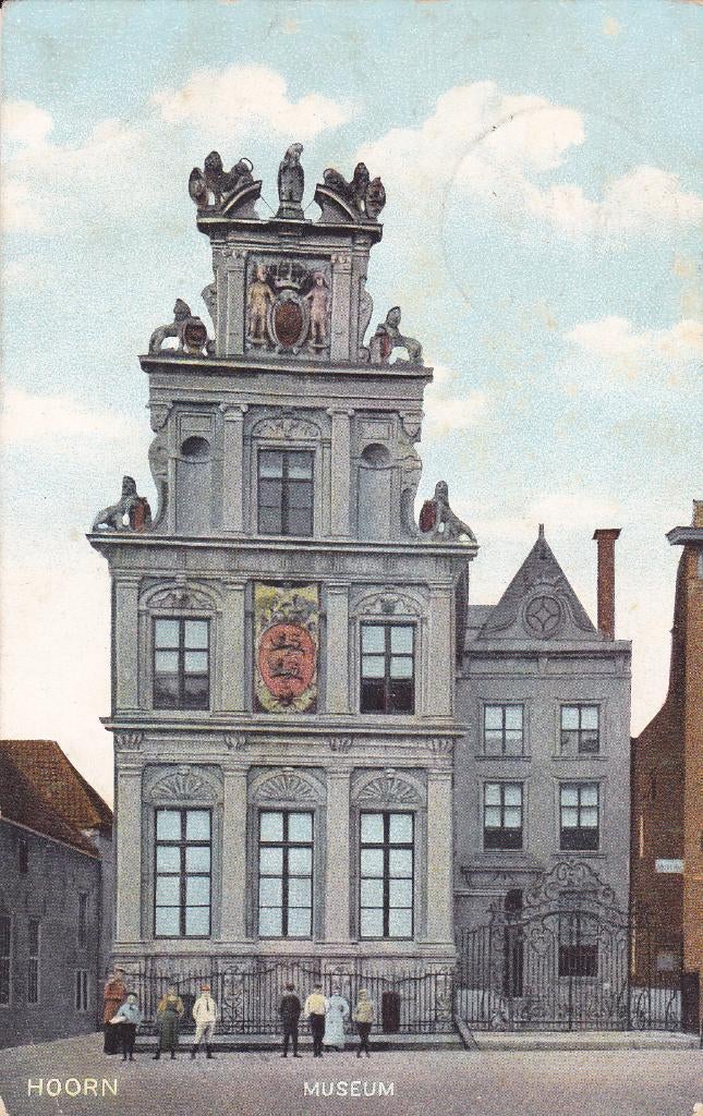 Hoorn. Museum. (1908), Verzenden, Voor 1920, Gelopen, Noord-Holland
