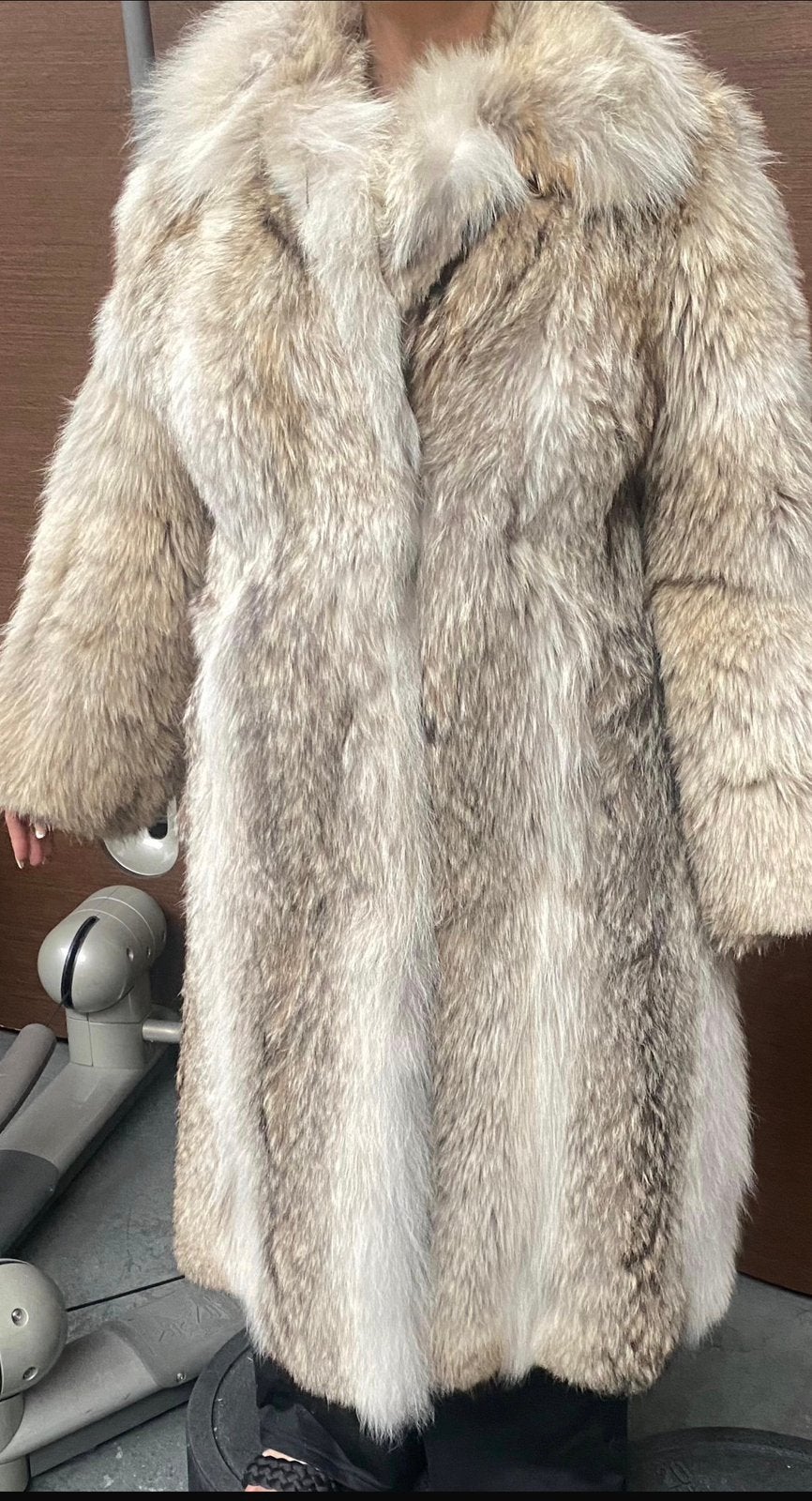 Dikke Bontjas Vossenbont-. Luxe witte vos Bont jas UNIEK !!, Kleding | Dames, Ophalen of Verzenden, Gedragen, Maat 42/44 (L), Wit