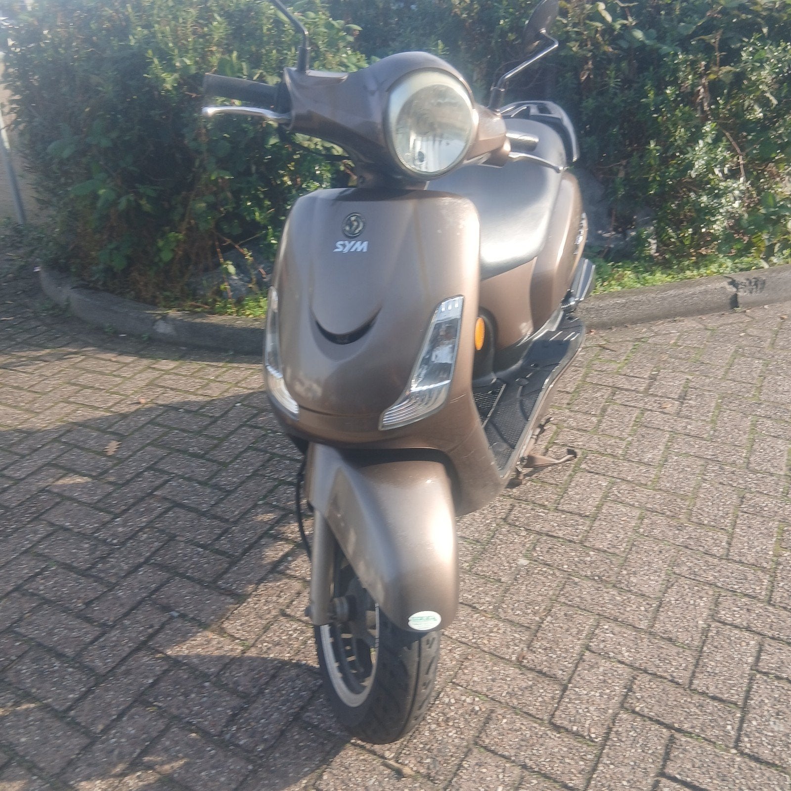 SYM Fiddle II 50S Scooter - Bruin, 9425 km, Fietsen en Brommers, Ophalen of Verzenden, Gebruikt